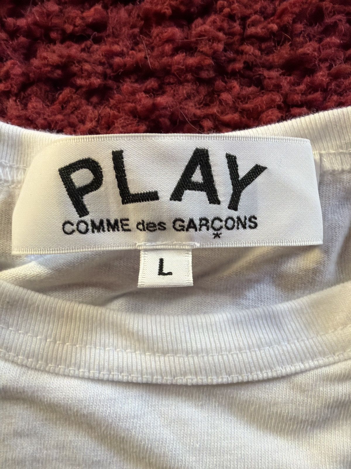 Comme des Garcons PLAY Comme Des Garçons Play heart-patch cotton T shirt Size US S / EU 44-46 / 1 - 4 Thumbnail