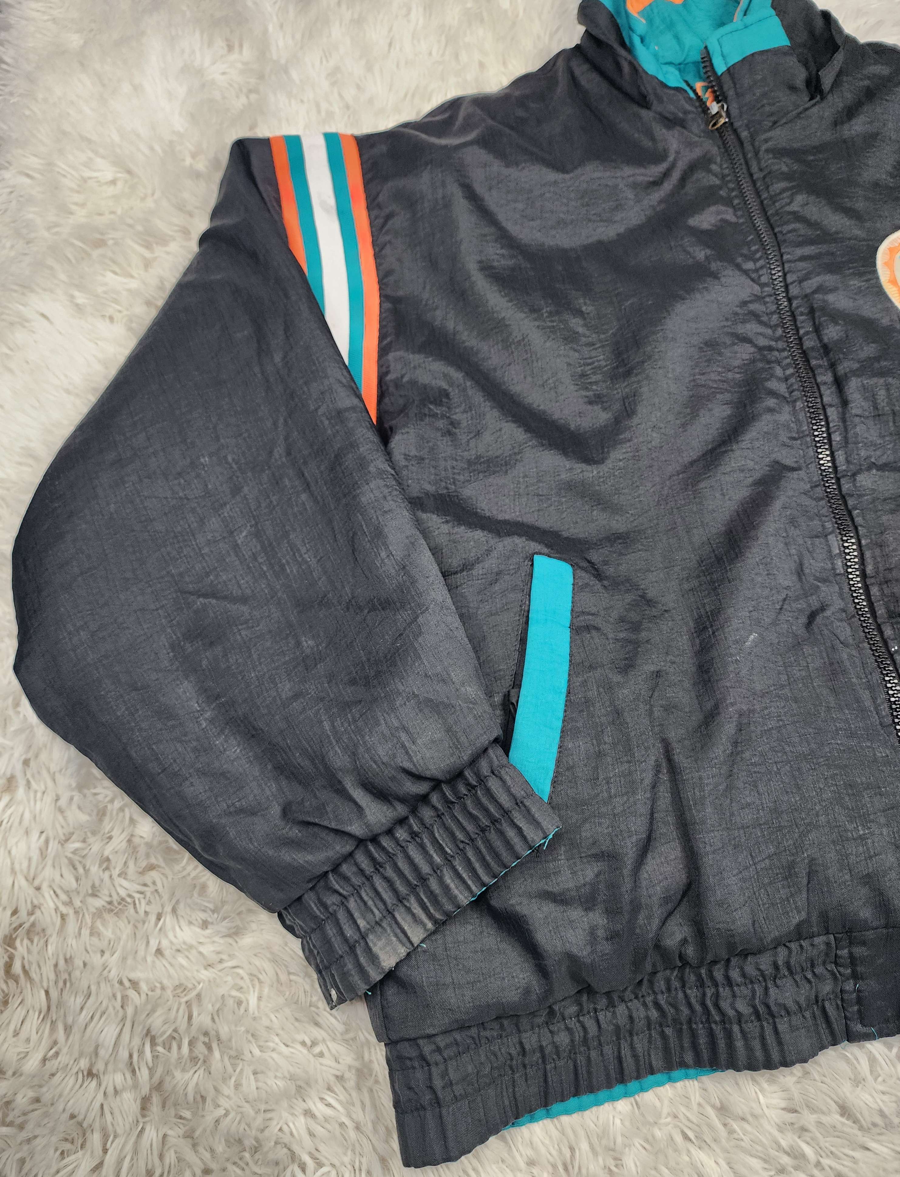 NFL Vintage Pro Player NFL Miami Dolphins reversible jacket Size US L / EU 52-54 / 3 - 9 Thumbnail