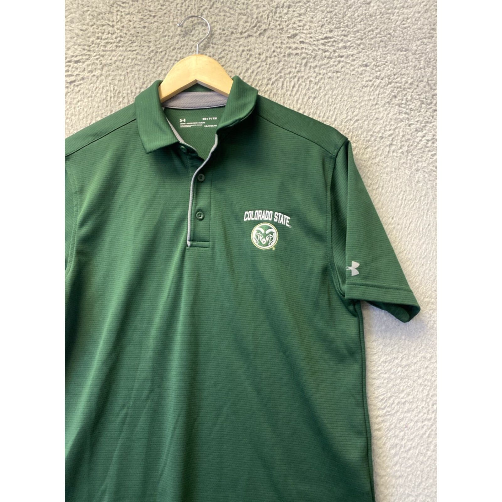 Under Armour Under Armour golf shirt Green Polo Colorado State Rams Small /107-58 Size US S / EU 44-46 / 1 - 2 Thumbnail