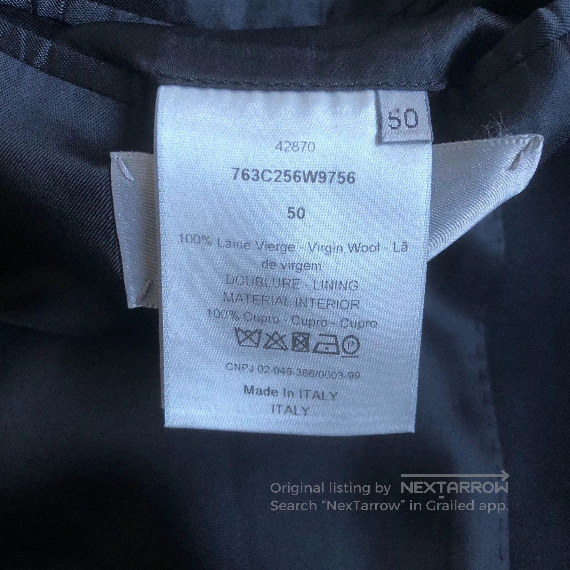 Dior Dior Homme 17 Runway Wool Blazer. Size US L / EU 52-54 / 3 - 9 Thumbnail