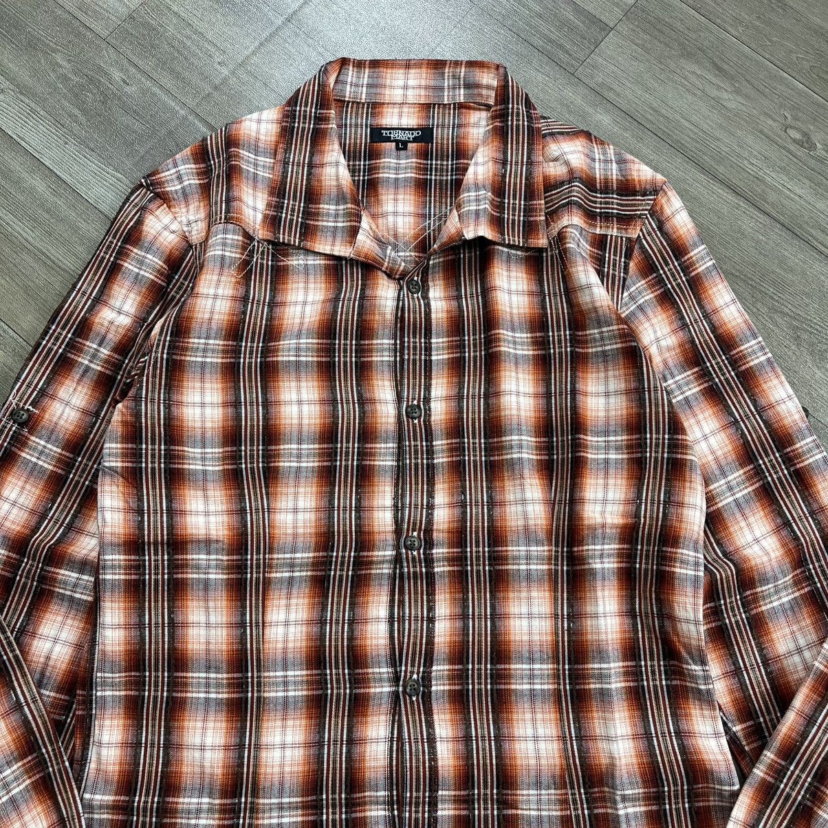 Tornado Mart 2000s Tornado Mart Japan Plaid Pattern Button Up Shirt Size US M / EU 48-50 / 2 - 2 Thumbnail
