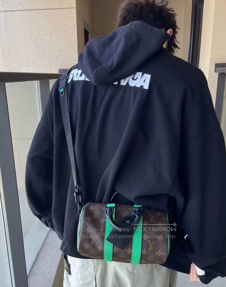 Balenciaga Balenciaga Black logo embroidered cotton hooded zipper lon Size US M / EU 48-50 / 2 - 8 Thumbnail