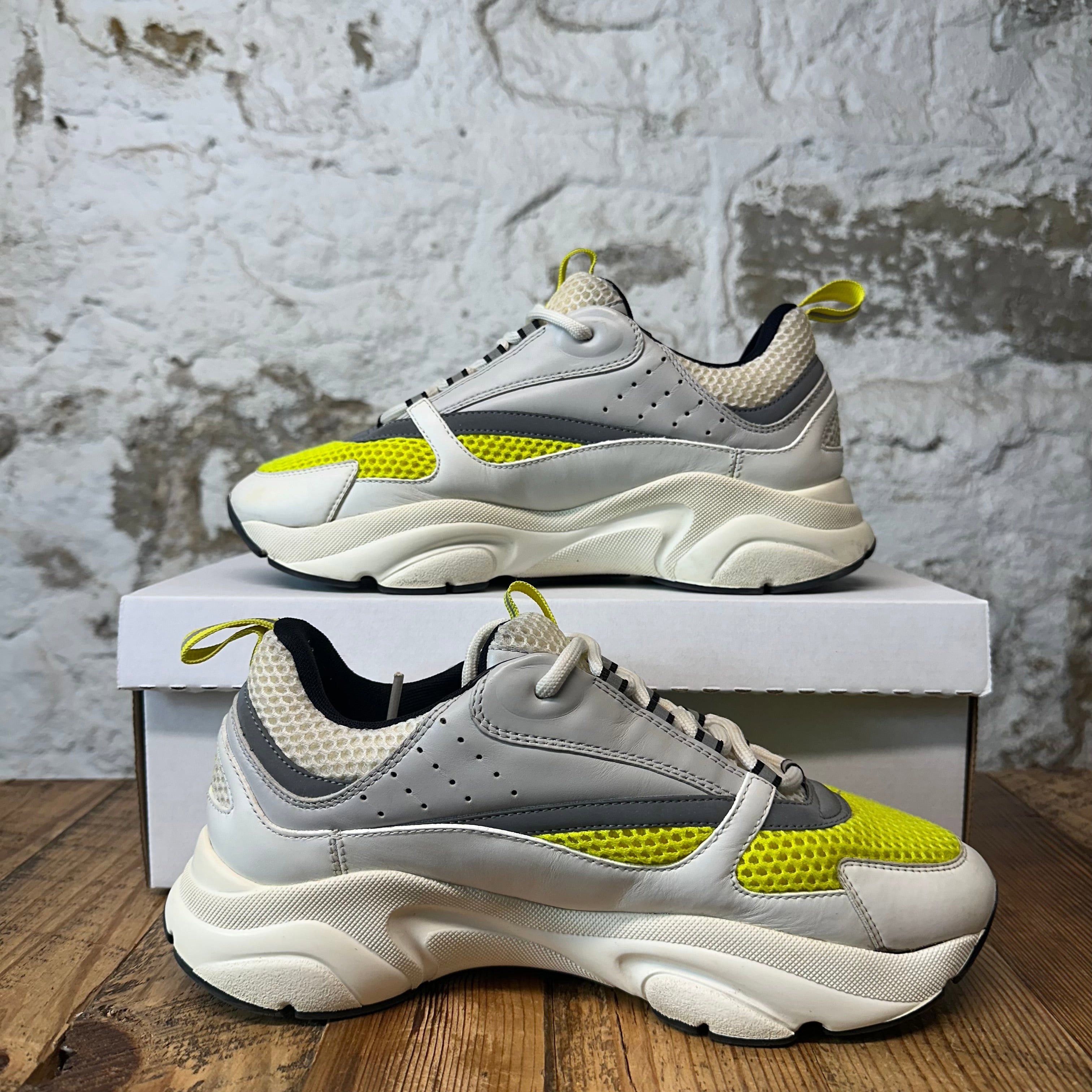 Dior Dior B22 Grey Yellow White Sneaker Sz 8 (41) Size US 8 / EU 41 - 1 Thumbnail