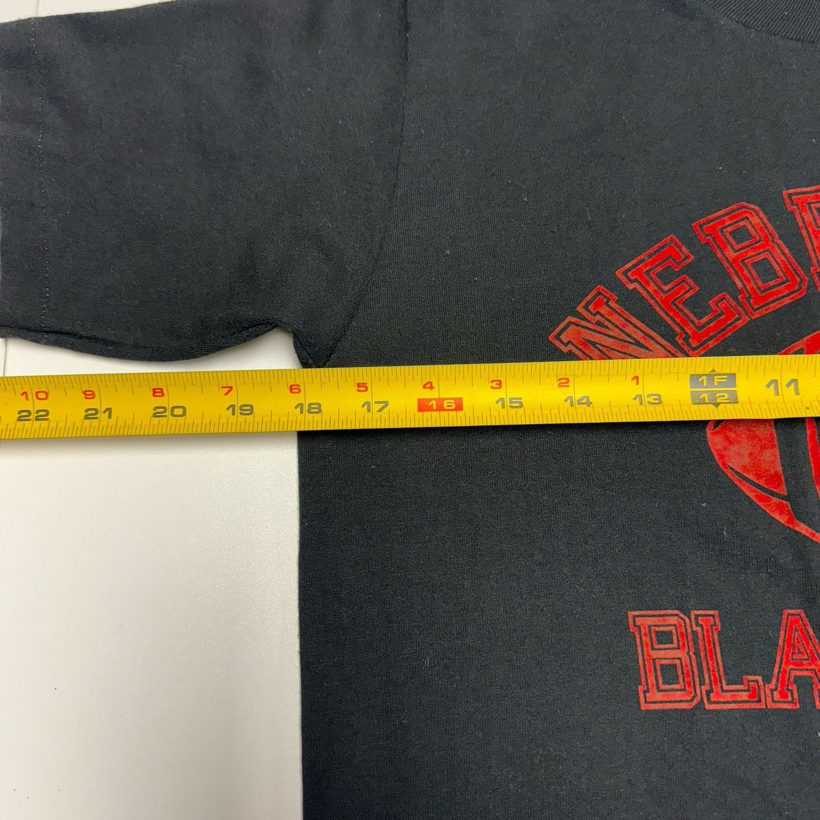 Vintage Vintage Nebraska Cornhuskers T Shirt Mens Medium 80s 70s Bla Size US M / EU 48-50 / 2 - 7 Thumbnail