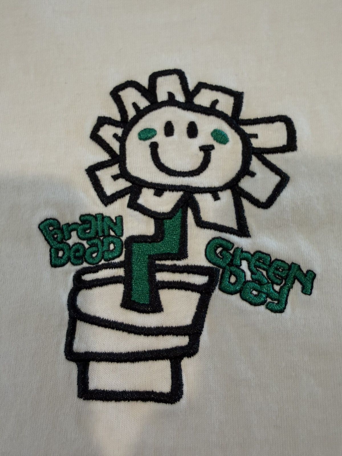 Brain Dead Brain Dead x Green Day, Flower Pot Ringer Embroidered Tee Size US L / EU 52-54 / 3 - 1 Thumbnail