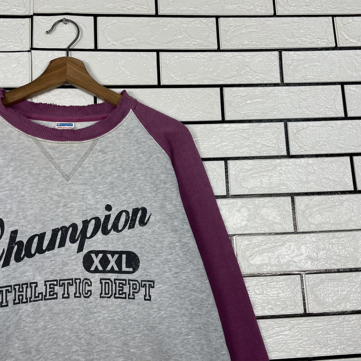 Champion Vintage Champion Two Tone Crewneck Sweatshirt Size M / US 6-8 / IT 42-44 - 5 Thumbnail