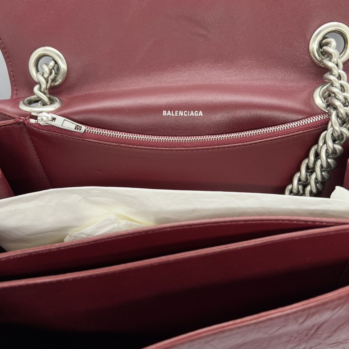 Balenciaga Balenciaga Medium Crush Chain Bag Size ONE SIZE - 8 Thumbnail