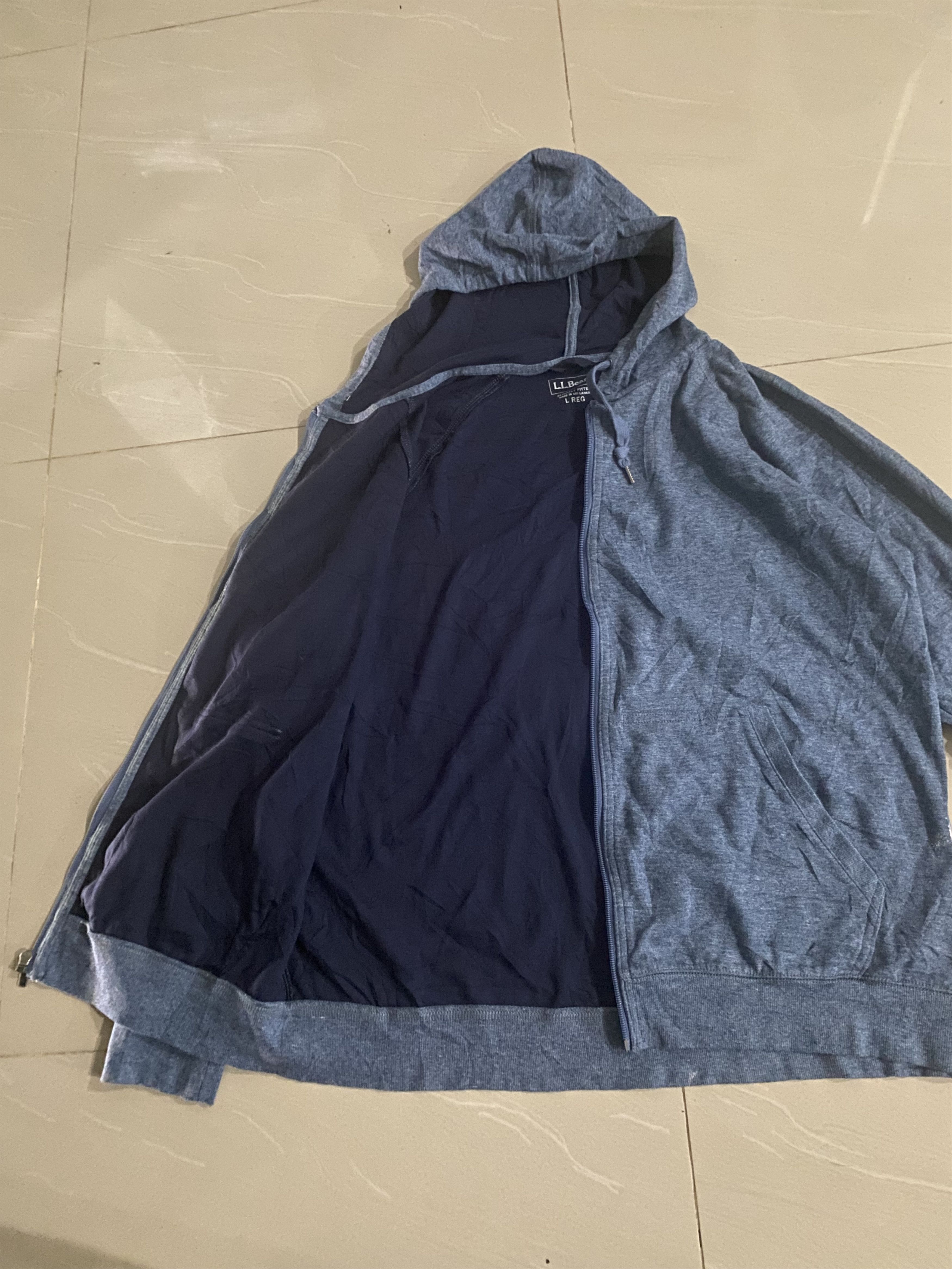 Japanese Brand × L.L. Bean Vintage LL Bean Zip Up Hoodie Size US L / EU 52-54 / 3 - 3 Thumbnail
