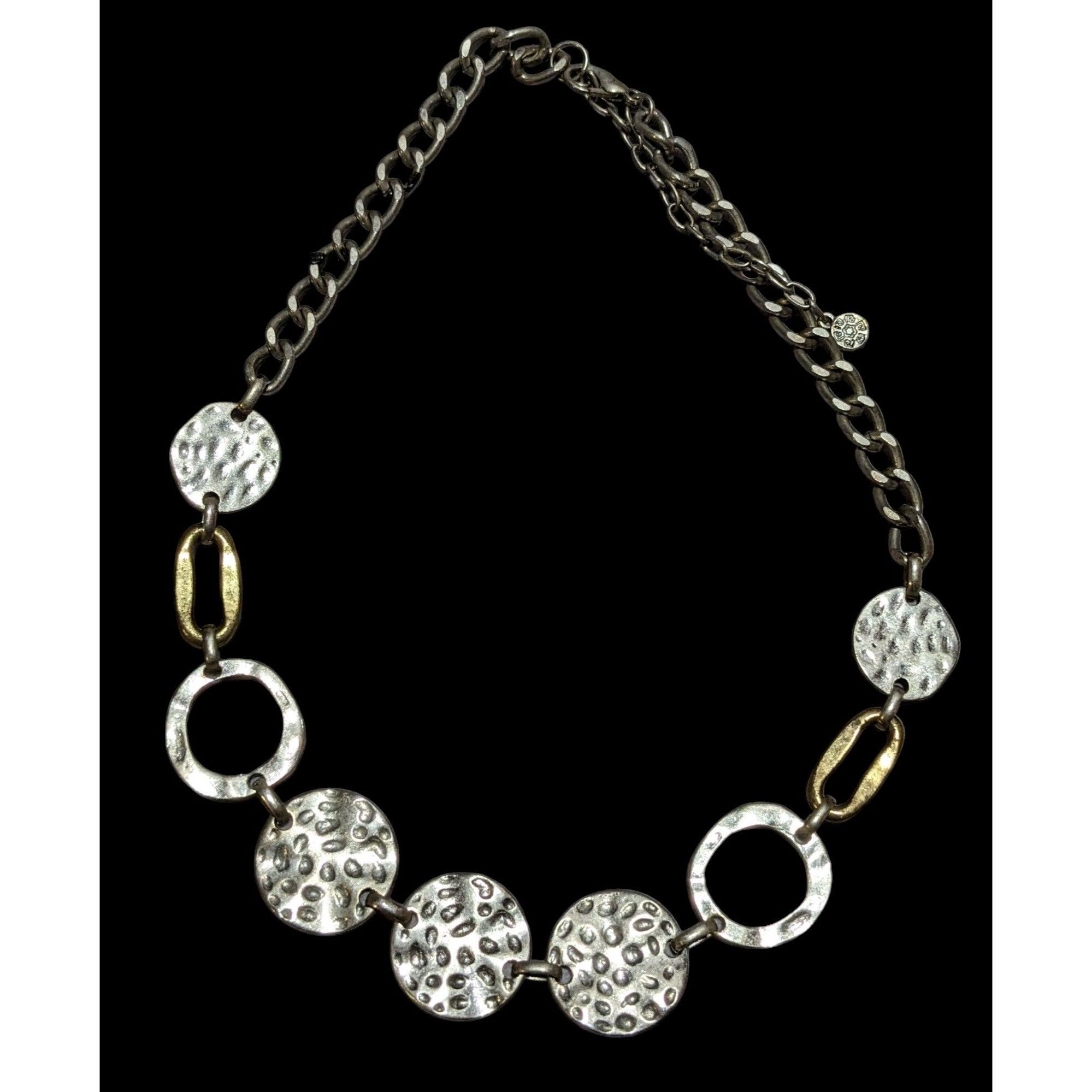 Other Ruby Rd. Brutalist Hammered Disc Necklace Size ONE SIZE - 1 Thumbnail