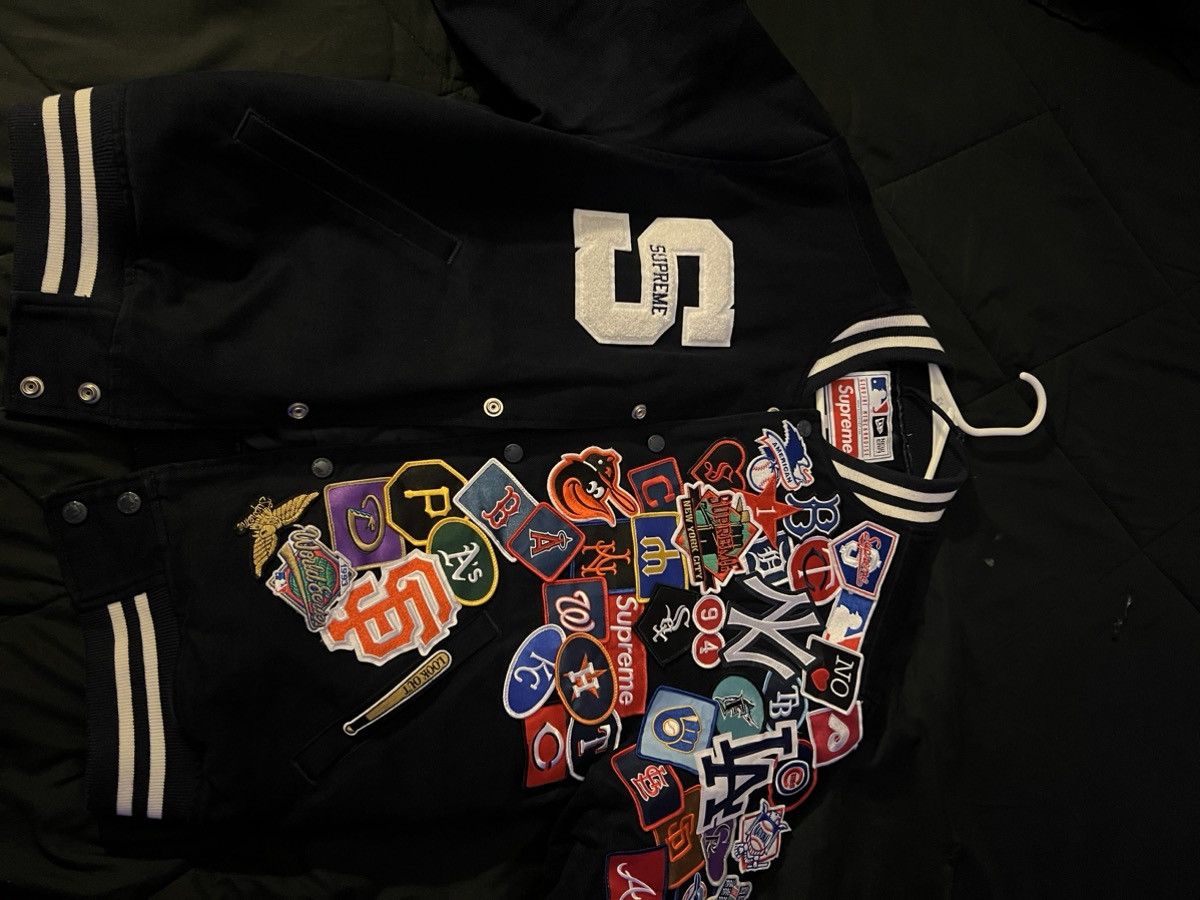 Supreme Supreme MLB Varsity Jacket | Grailed