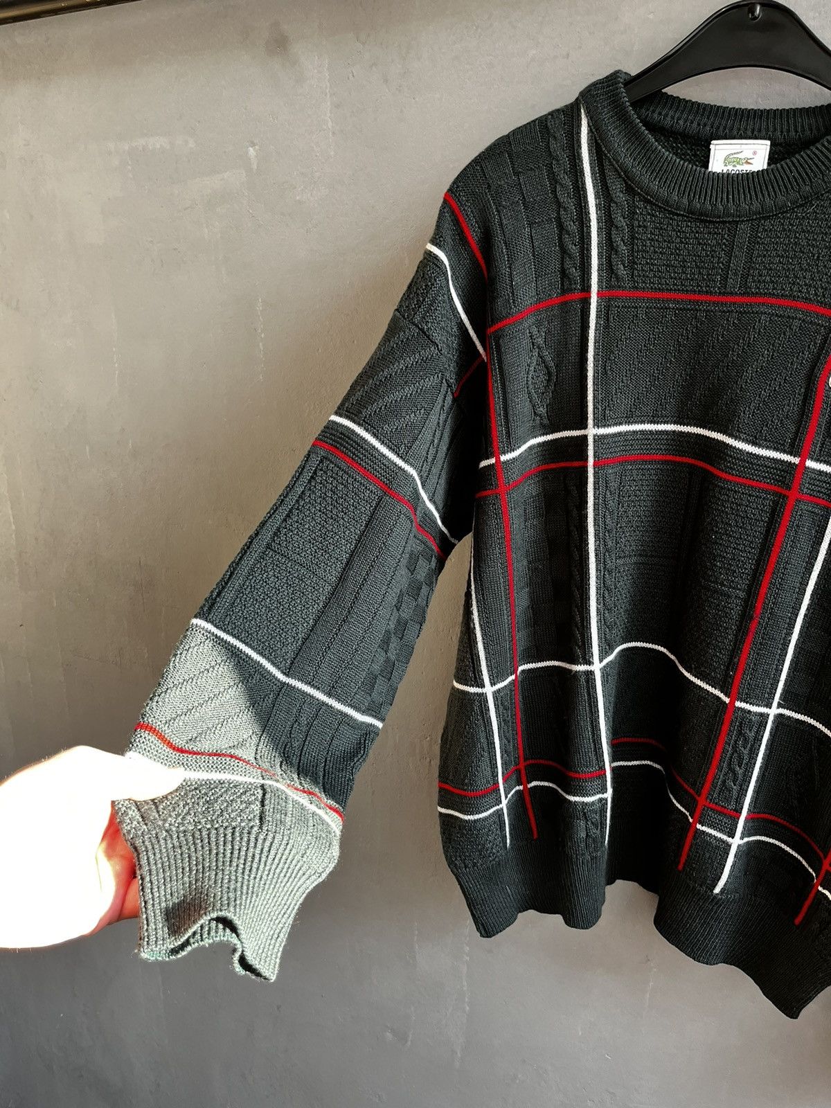 Lacoste × Vintage Lacoste knit sweater vintage Size US L / EU 52-54 / 3 - 6 Thumbnail