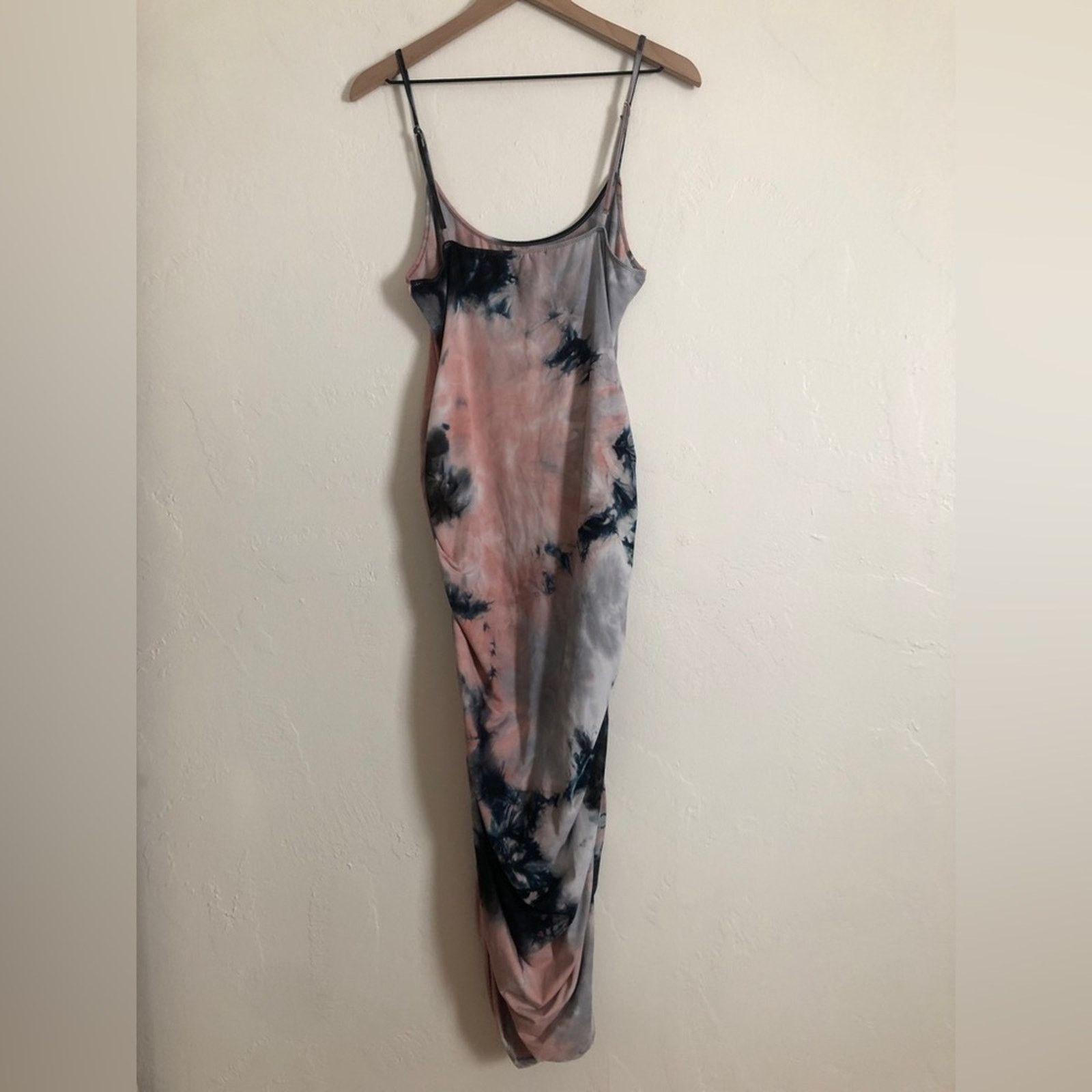 Other Fashion Nova Tie Dye Blue Pink Purple Bodycon Dress Size XL / US 12-14 / IT 48-50 - 8 Thumbnail