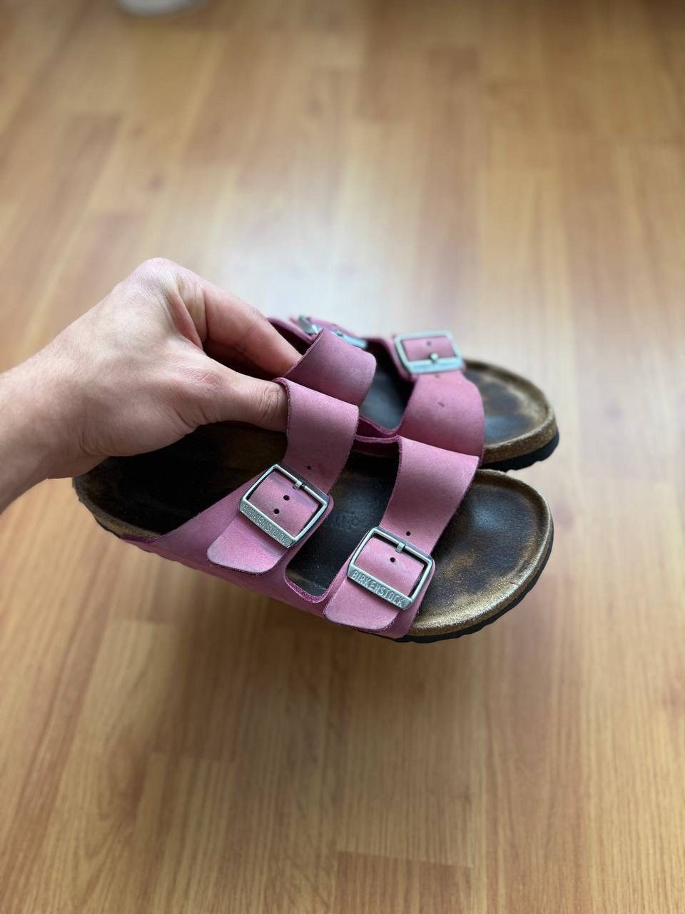 Birkenstock Birkenstock Arizona Pink Sandals Size US 7 / IT 37 - 7 Thumbnail