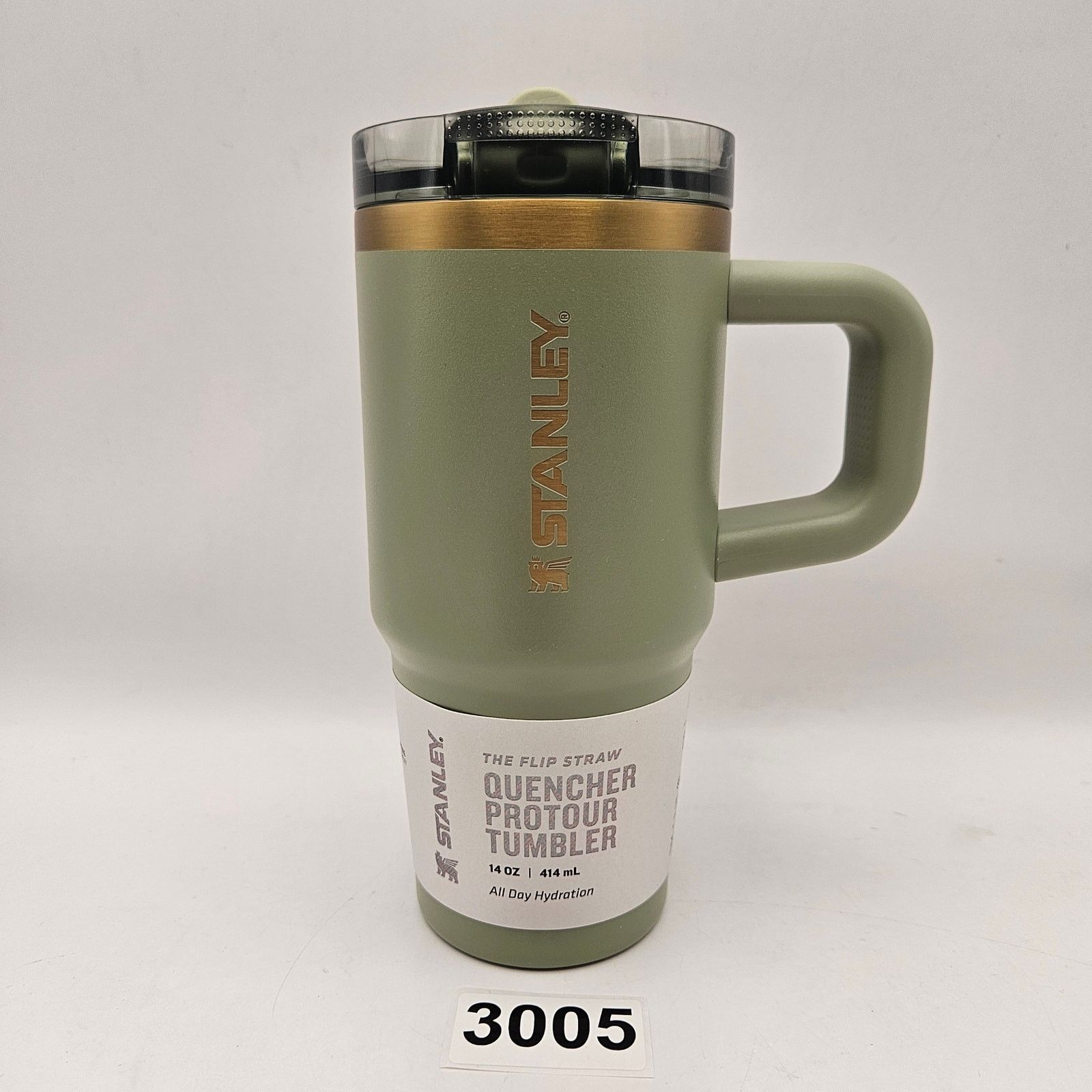 Stanley & Sons STANLEY 14oz THE QUENCHER PROTOUR FLIP STRAW TUMBLWER GREEN Size ONE SIZE - 1 Thumbnail