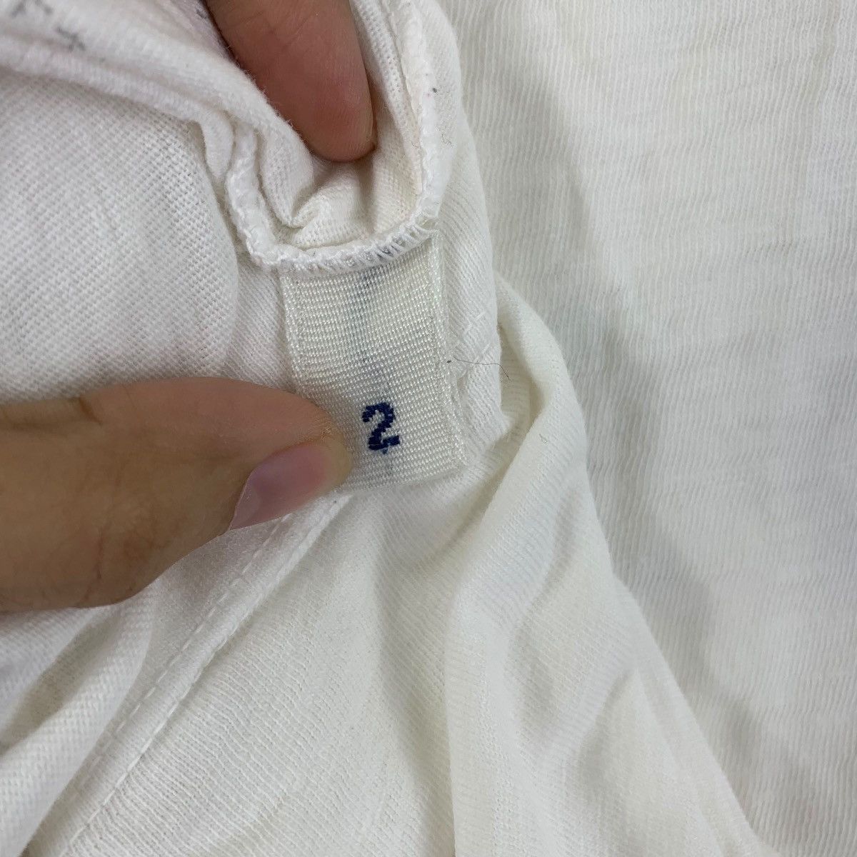 Vintage Vintage 45RPM 45 RPM Japanese Denim Made In Japan Tee Shirt Size XS / US 0-2 / IT 36-38 - 8 Thumbnail