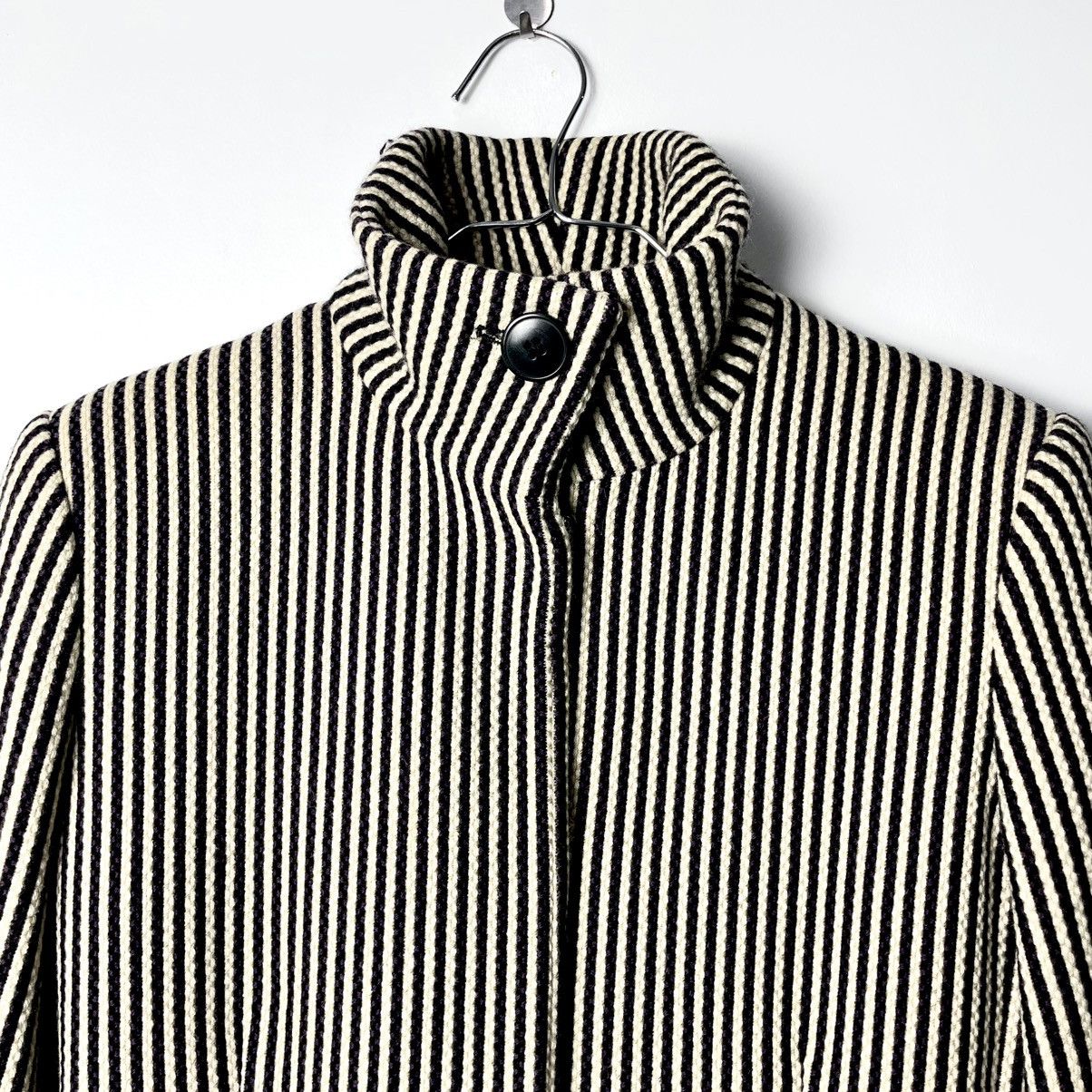 Miu Miu Miu Miu Archival Vertically Striped Wool Overcoat Size M / US 6-8 / IT 42-44 - 5 Thumbnail