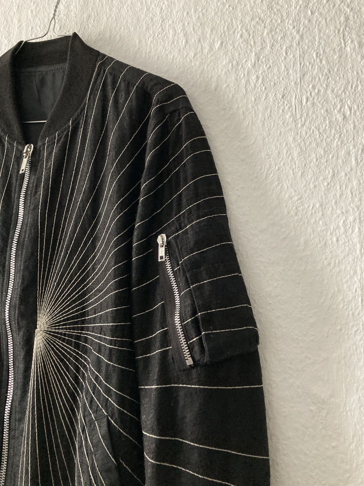 Rick Owens S/S 17 "WALRUS" Radiance Embroidered Bomber Jacket 48/M Size US M / EU 48-50 / 2 - 4 Thumbnail