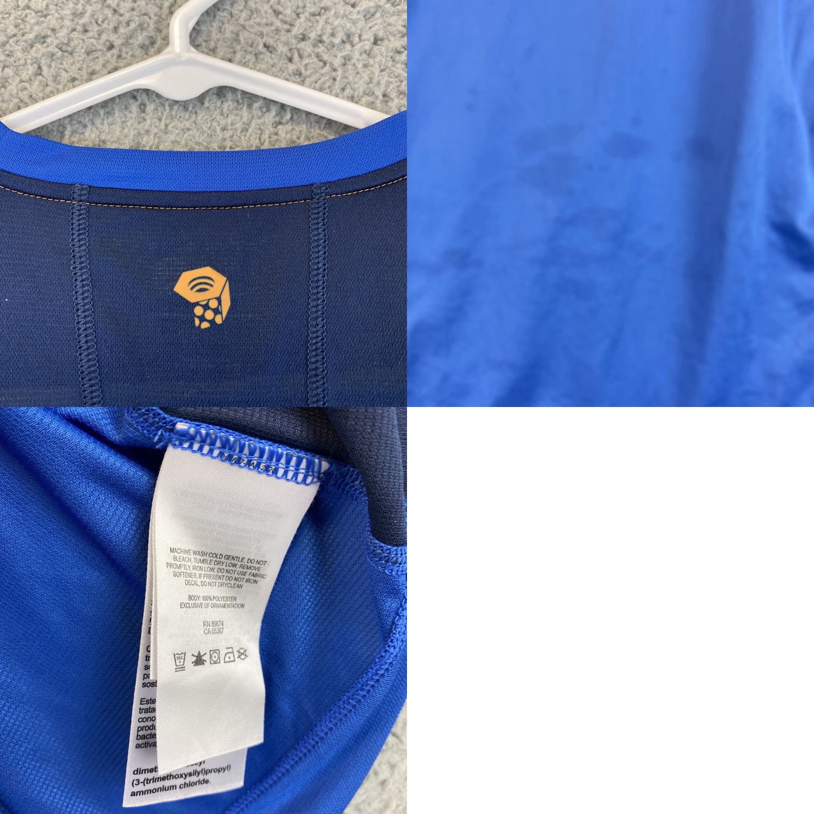 Mountain Hardwear Mountain Hard Wear Dri Fit Short Sleeve Athletic Shirt Men's Size M Blue 68-10 / 2024 Size US M / EU 48-50 / 2 - 8 Thumbnail