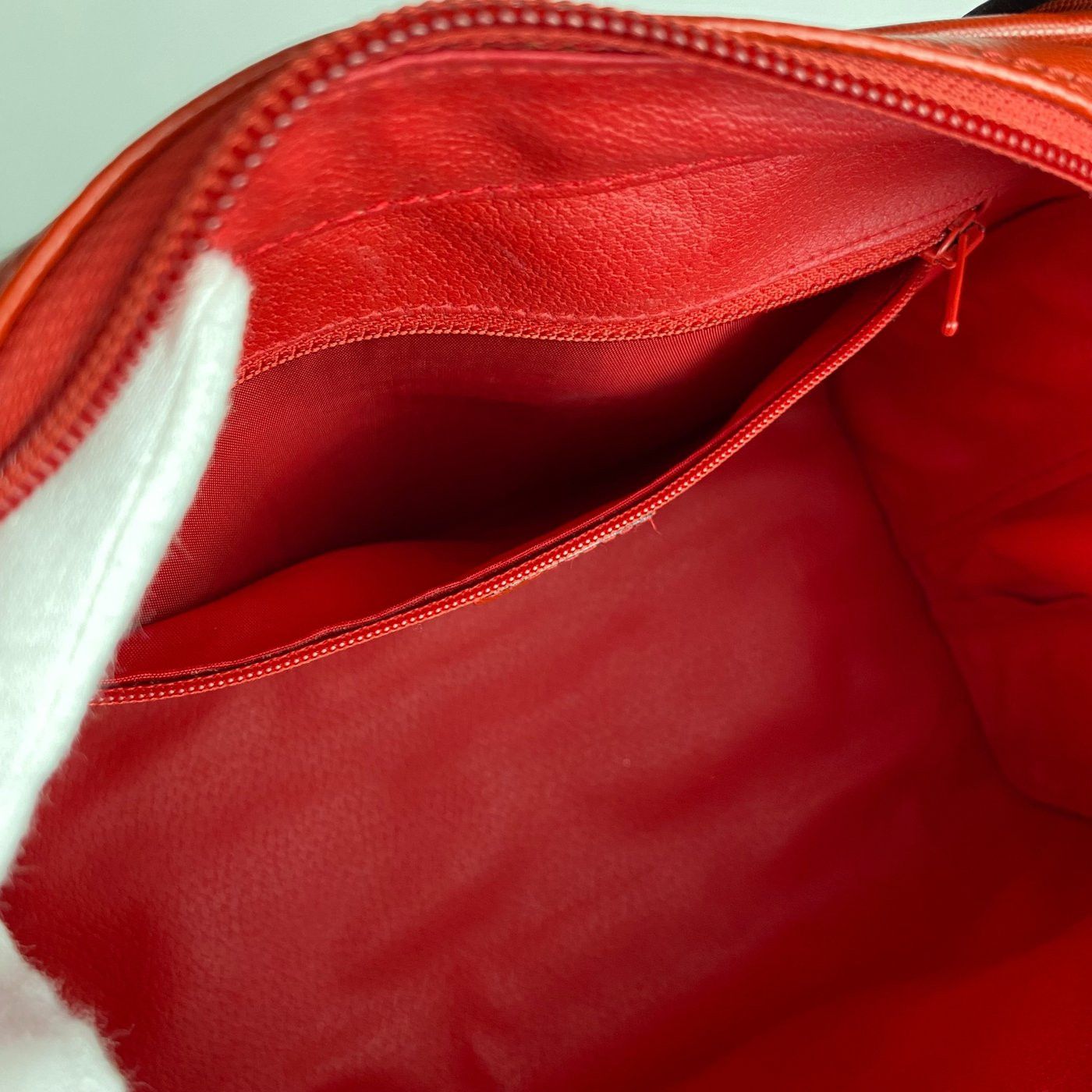 Celine Celine Red Leather 2-way Handbag Size ONE SIZE - 16 Thumbnail