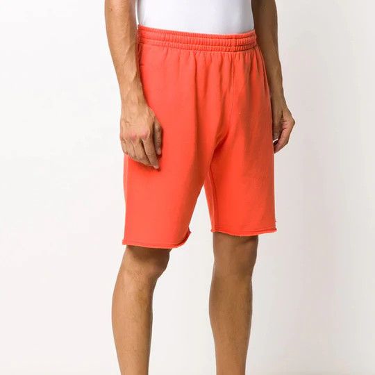 Off-White Orange Sprayed Stencil Arrows Logo Sweatshorts Size US 26 / EU 42 - 3 Thumbnail