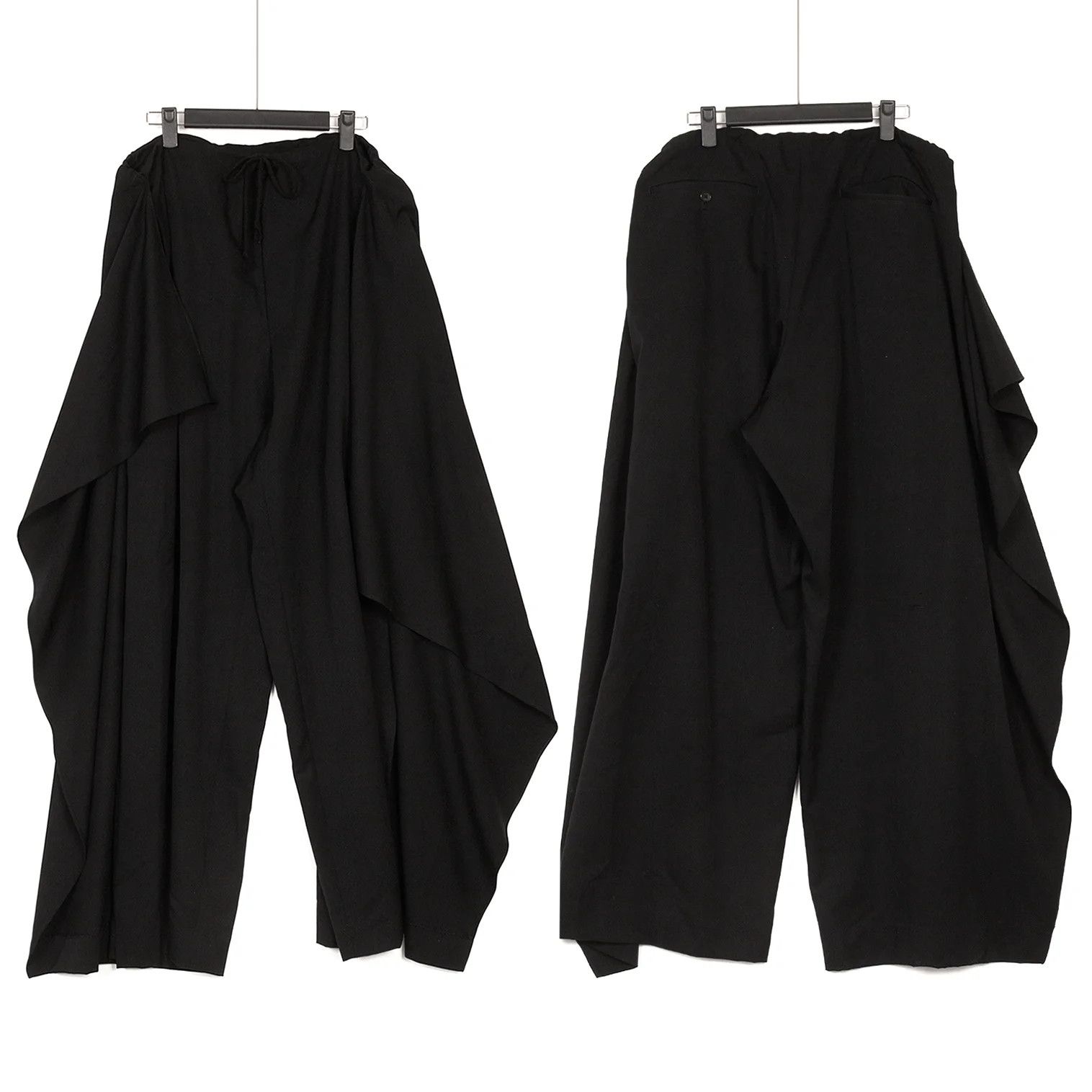 Yohji Yamamoto Yohji Yamamoto Wool Gabardine Wide Pants Size US 34 / EU 50 - 1 Thumbnail