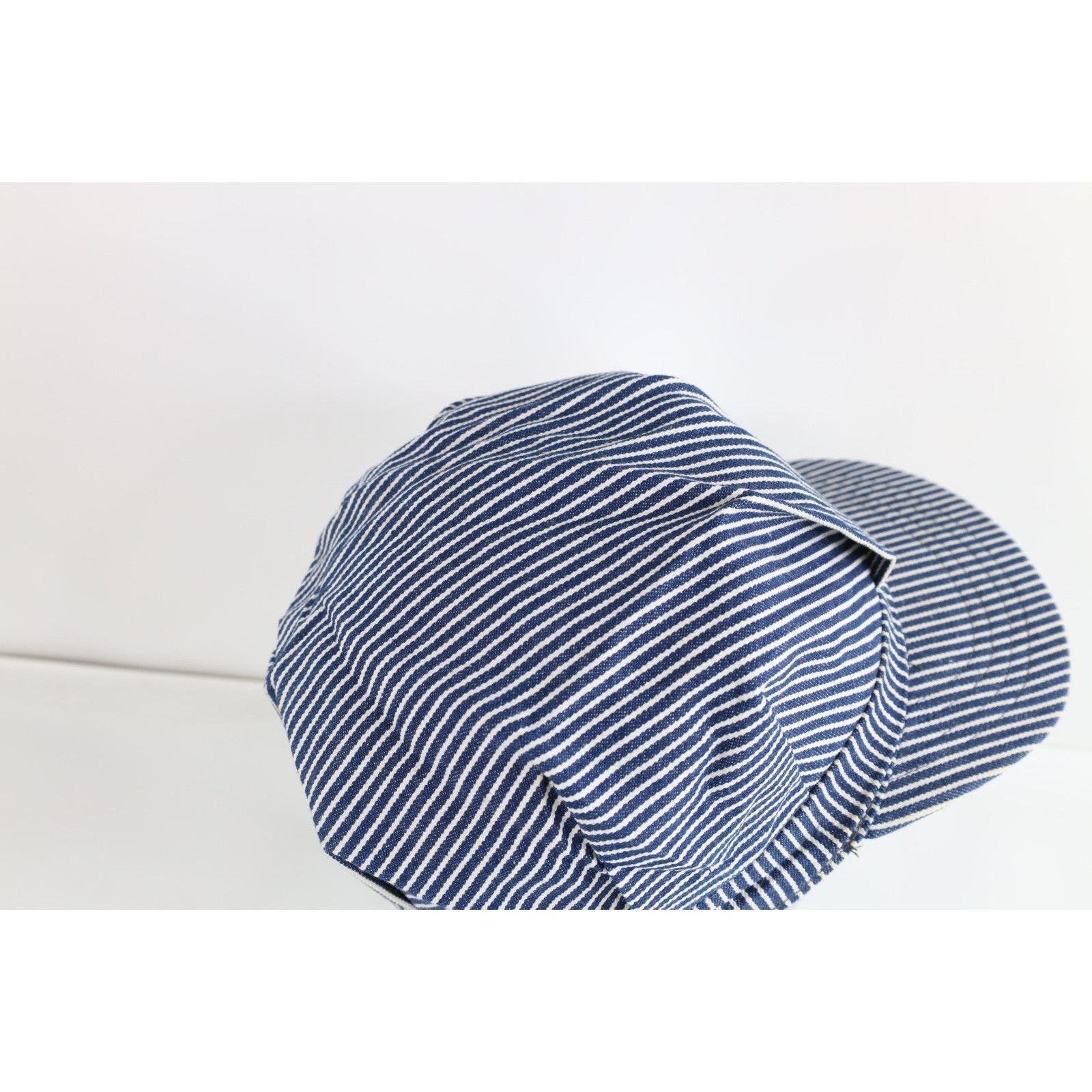 Vintage Vintage 70s Streetwear Hickory Striped Train Conductor Hat Size ONE SIZE - 5 Thumbnail