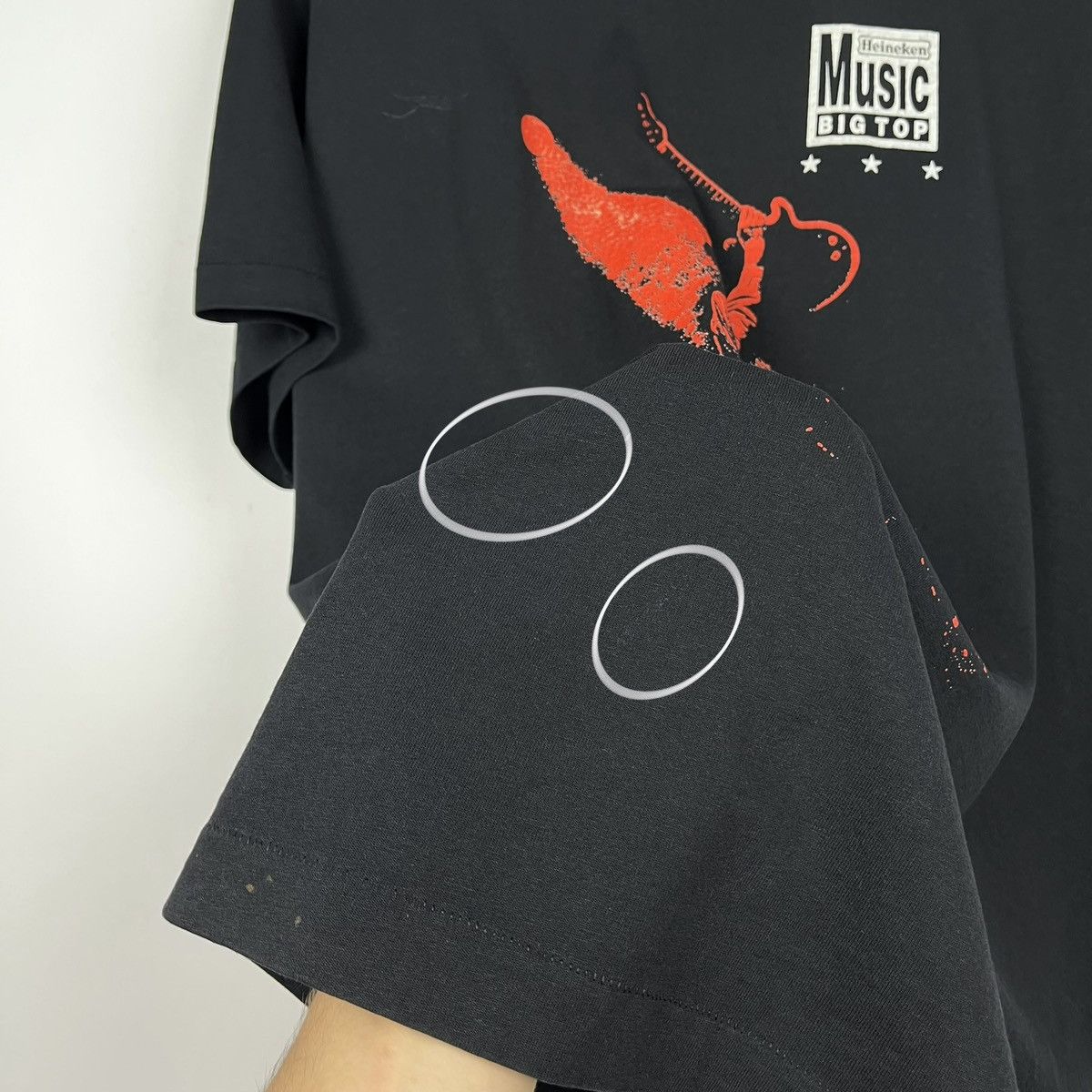 Heineken Vintage Heineken Music big top UK tour tee 1991 Size US XL / EU 56 / 4 - 13 Thumbnail