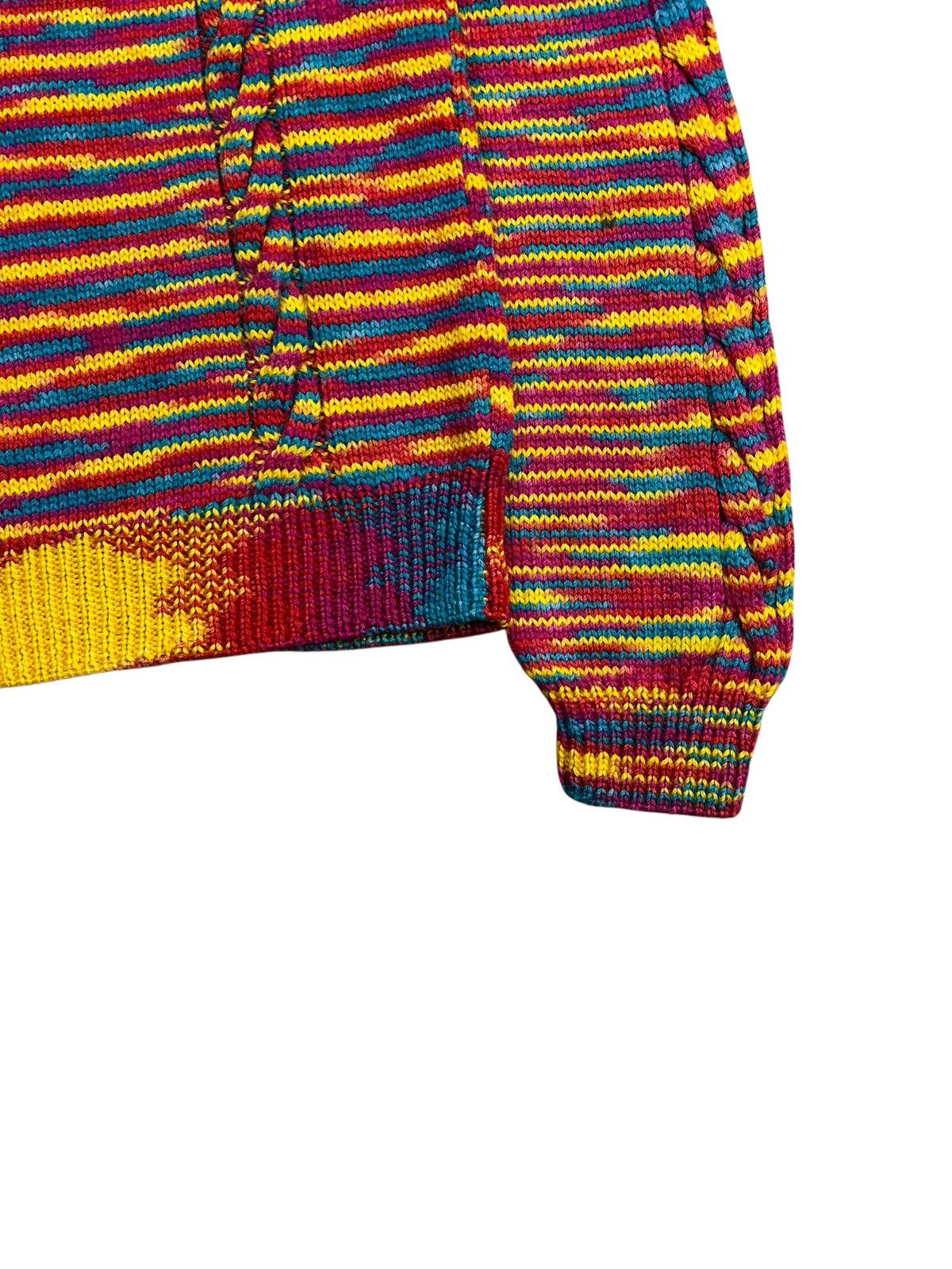 20471120 SAMPLE” Multicolored Knitted Sweater Size US M / EU 48-50 / 2 - 3 Thumbnail