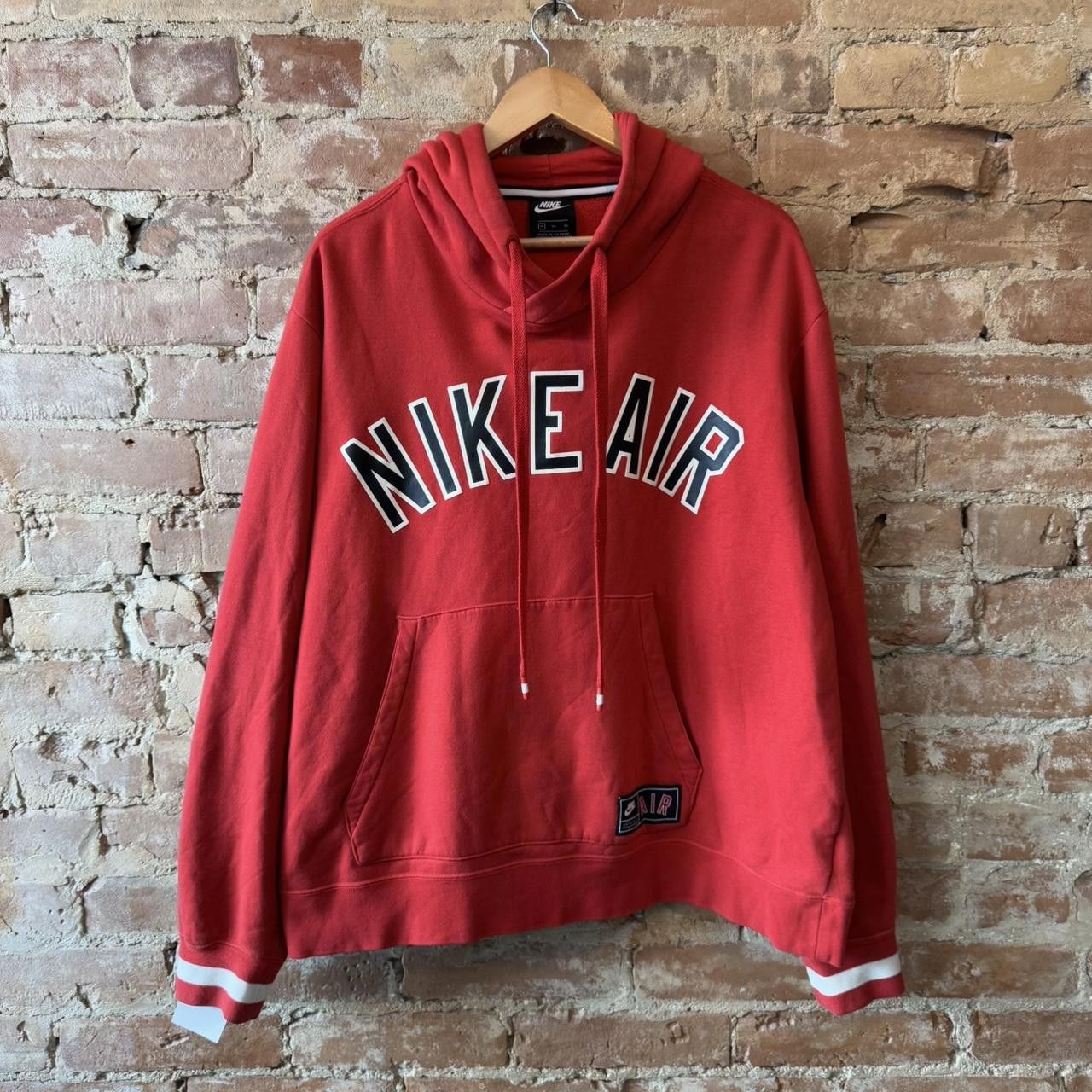 Nike Nike Air Red Hoodie - Stylish & Comfortable Size US XL / EU 56 / 4 - 1 Thumbnail