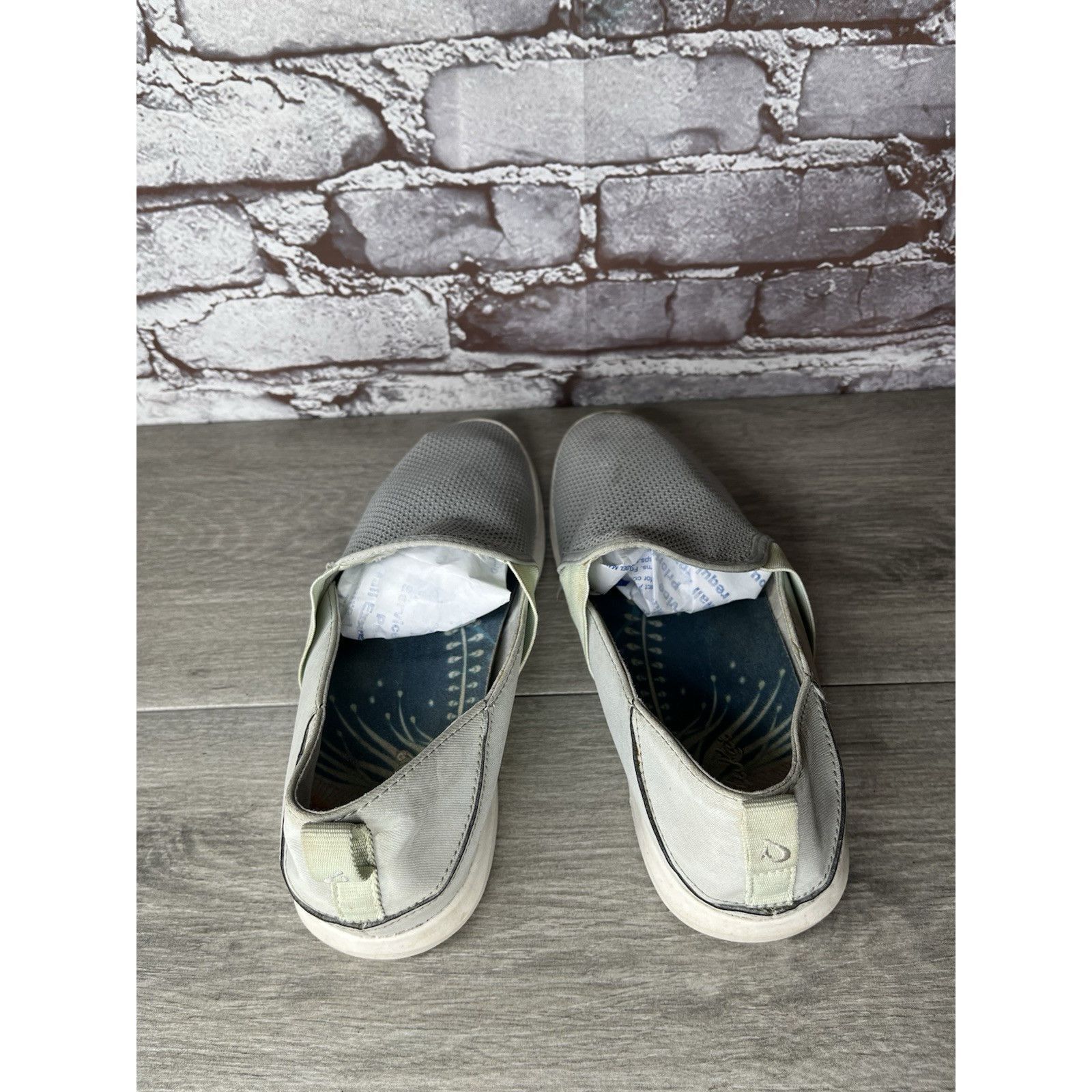 Olukai Olukai Hale’iwa Blue Tapa Silt Drop Heel Athletic Sneakers W Size US 8 / IT 38 - 8 Thumbnail