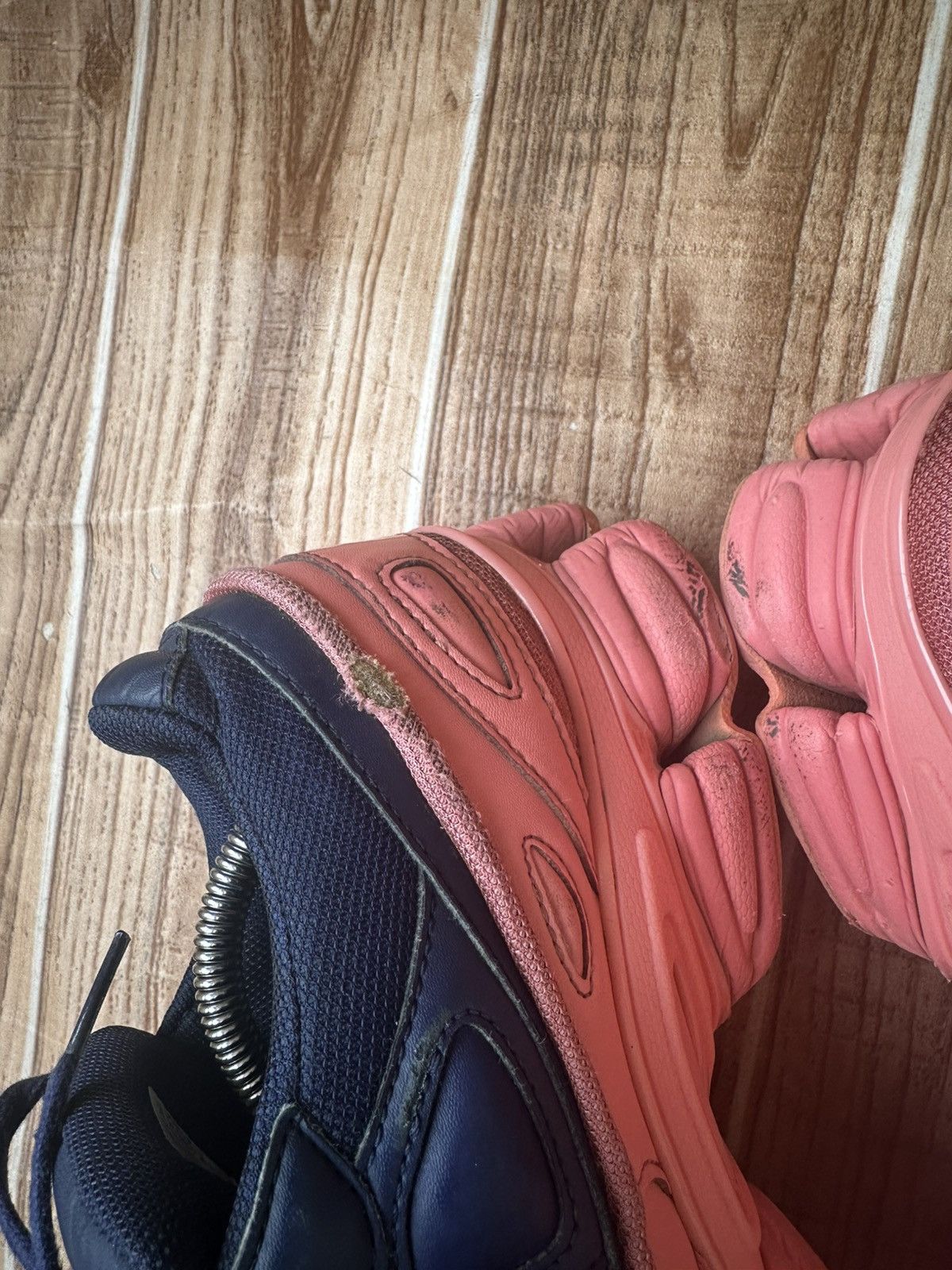 Adidas × Raf Simons Adidas Raf Simons “Tactile Rose” Low Top Sneaks Size US 10.5 / EU 43-44 - 11 Thumbnail