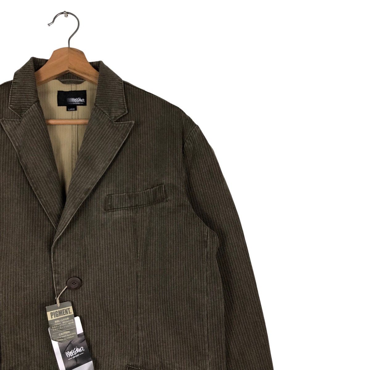 Issey Miyake 🔥Vintage Chore Hickory Work Jacket Mossimo Pigment Size US L / EU 52-54 / 3 - 6 Thumbnail