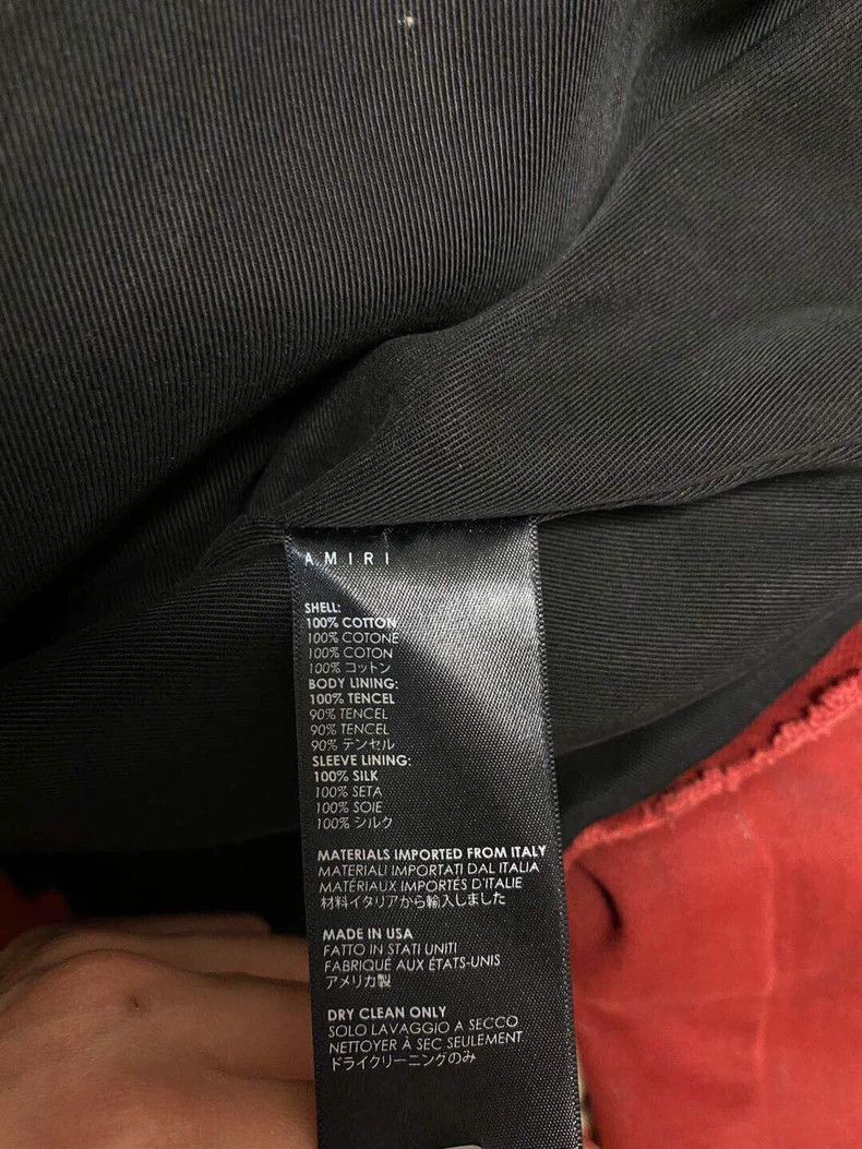 Amiri Amiri Classic 16OG Motorcycle Damage Patch Jacket-2506 Size US XL / EU 56 / 4 - 4 Thumbnail