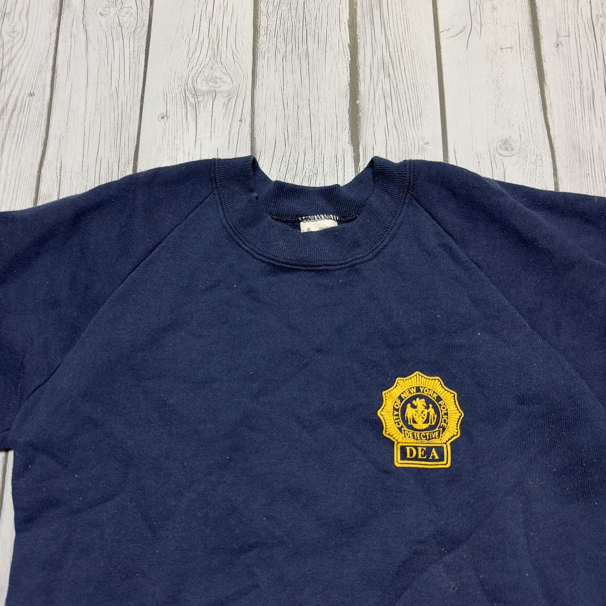 Fruit Of The Loom × Vintage Vintage NYPD Detective DEA sweatshirt Size US S / EU 44-46 / 1 - 3 Thumbnail