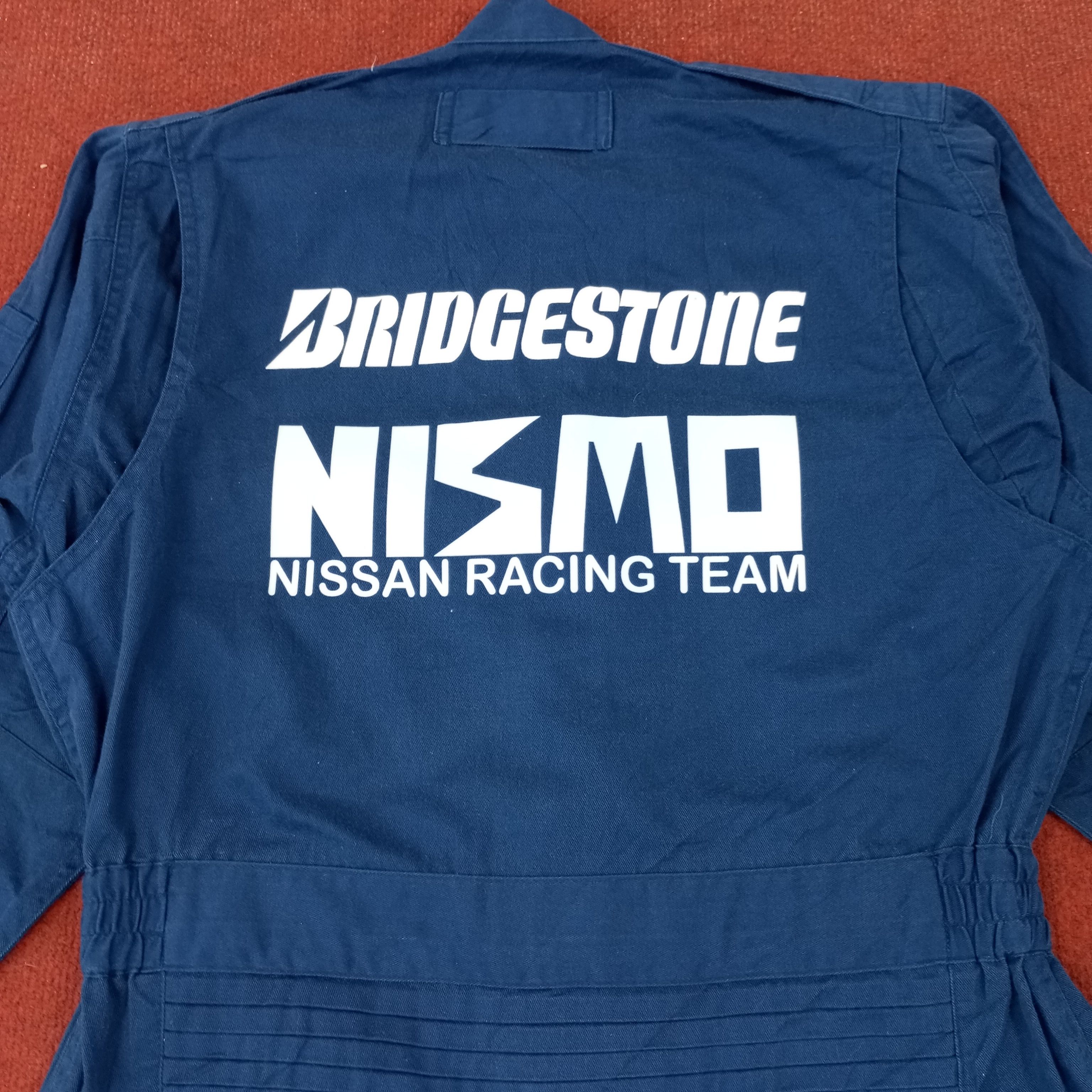 Japanese Brand Bridgestone X Custom Nismo Nissan Racing Coverall Jacket Size US S / EU 44-46 / 1 - 2 Thumbnail