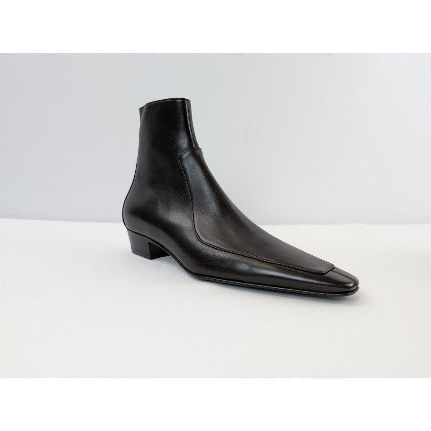 Saint Laurent Paris o1rshd1 Nappa Giannutri Paolo 30 Boots in Eagle Brown Size US 8 / EU 41 - 1 Thumbnail