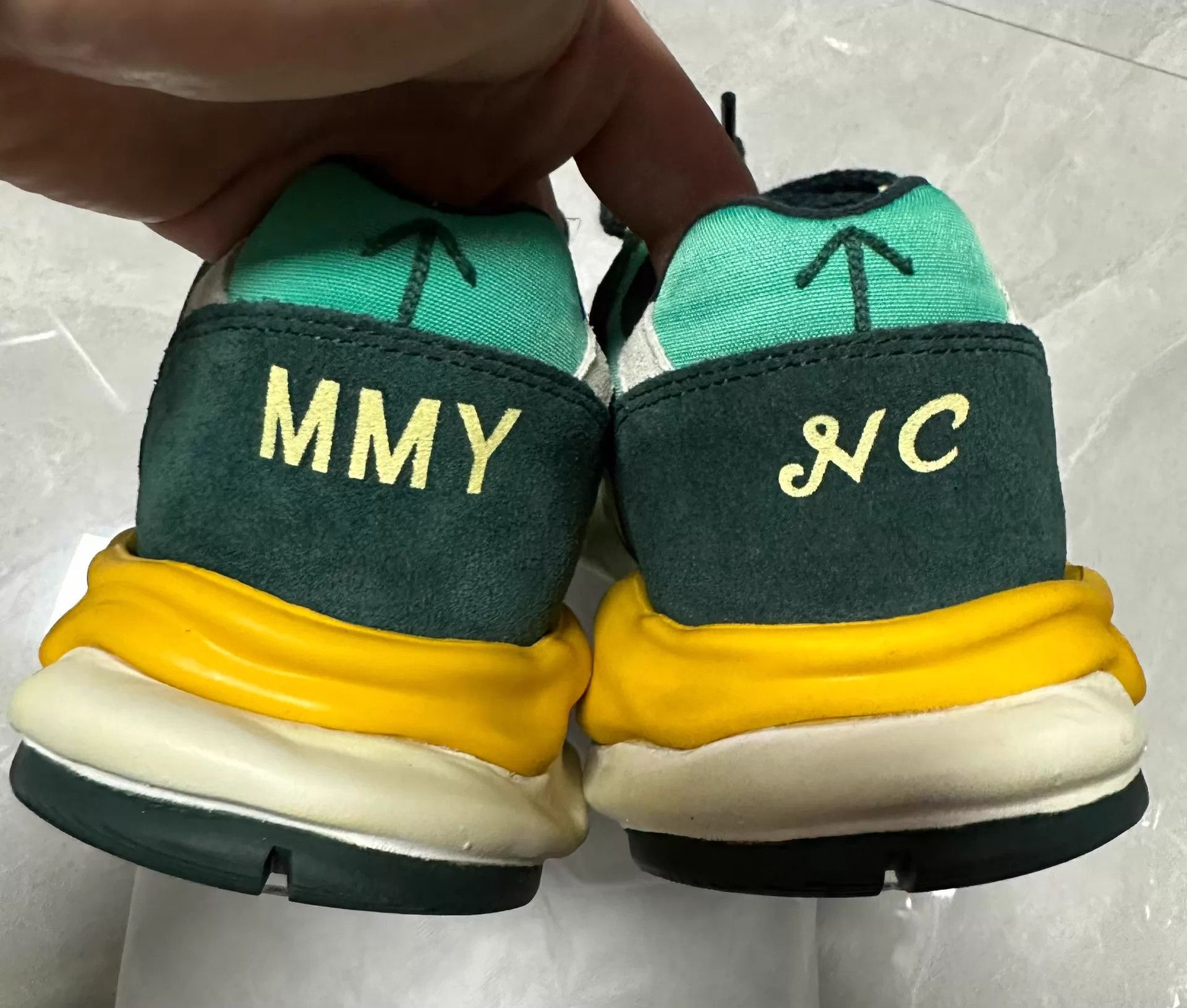Nigel Cabourn Nigel Cabourn x Mihara Yasuhiro Melting Sneaker Green 43 Size US 10 / EU 43 - 3 Thumbnail
