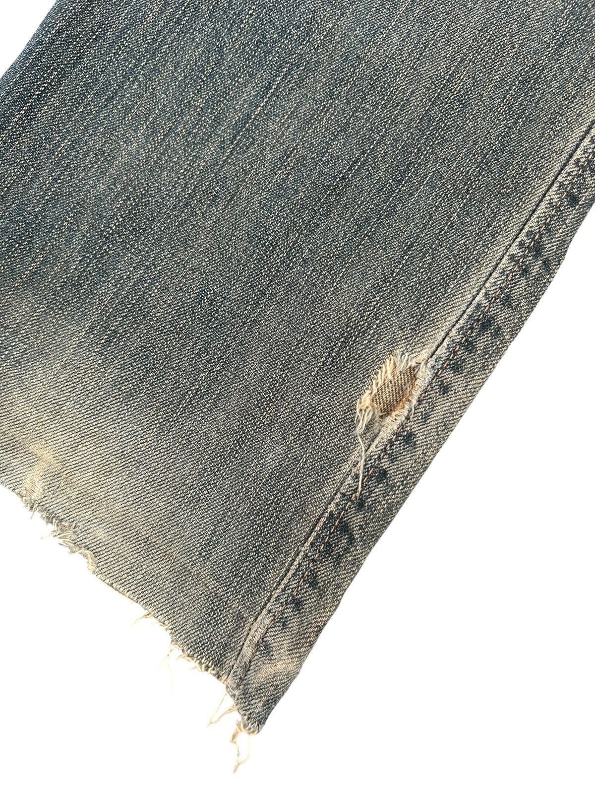 Kapital Vintage Edwin 505z Selvedge Rusty Distressed Denim jeans Size US 31 - 12 Thumbnail