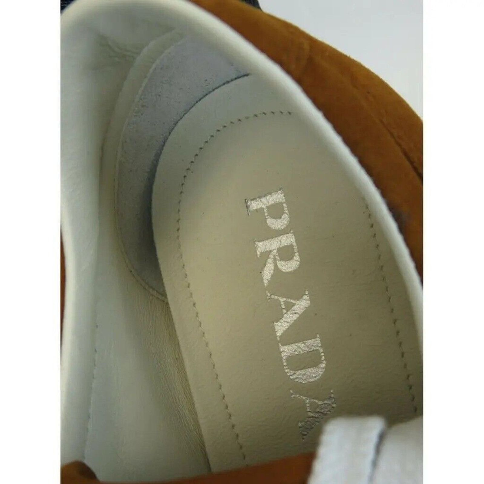 Prada PRADA 2EG286 BROWN SUEDE LOGO LOW LACE UP SNEAKERS 8 / US 9 Size US 9 / EU 42 - 11 Thumbnail