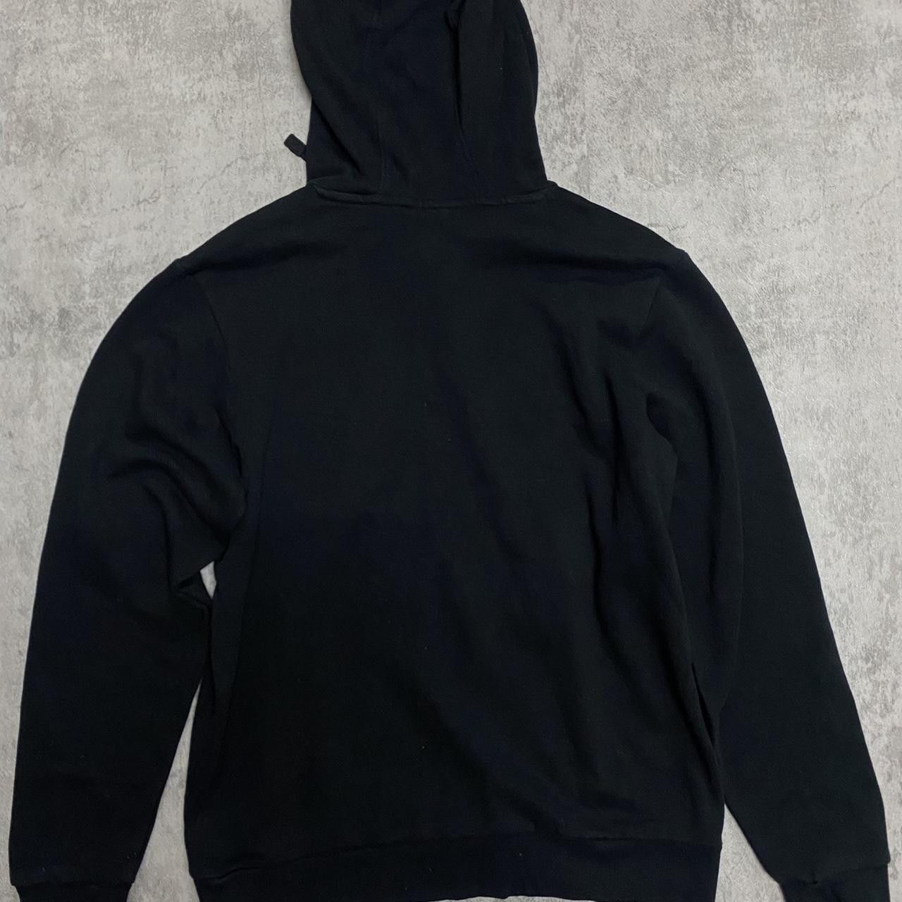 Kappa Black Kappa hoodie with embroidered logo Boxy rap hip hop Size US S / EU 44-46 / 1 - 3 Thumbnail
