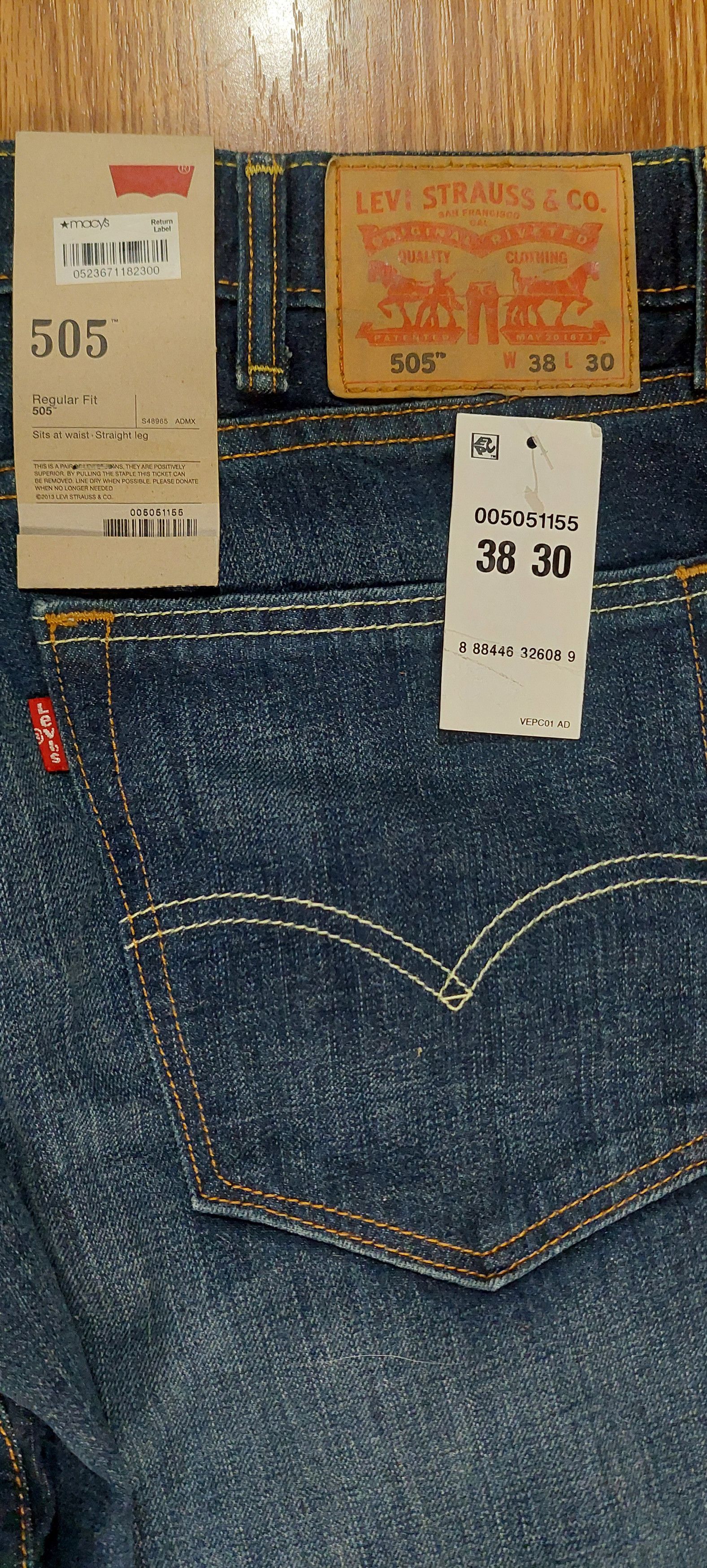Levi's Authentic Levi Strauss Denim Jeans New With Tags Size US 38 / EU 54 - 7 Thumbnail
