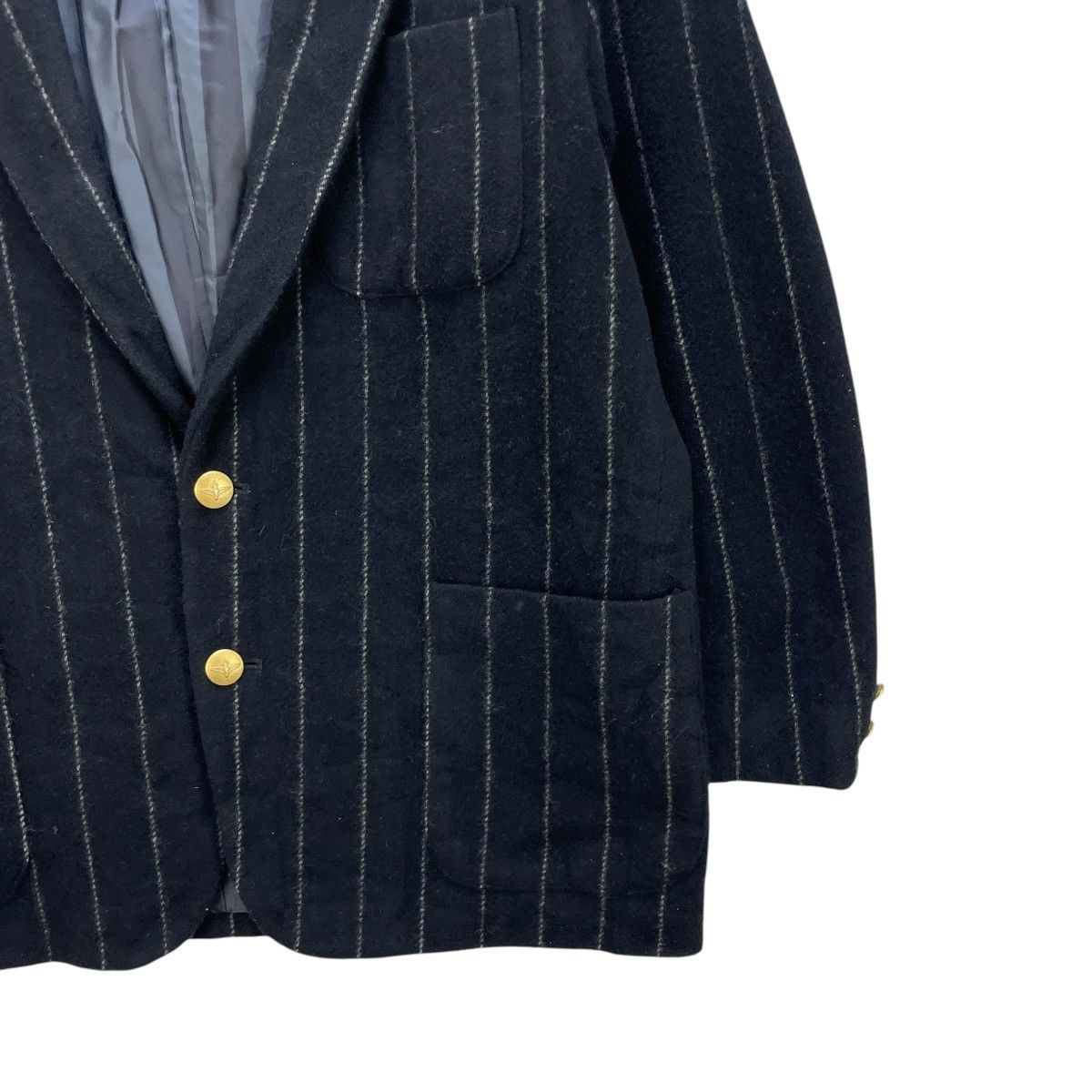 Japanese Brand Japanese Brand Park Miller Casual Stripe Wool Jacket Size US M / EU 48-50 / 2 - 3 Thumbnail