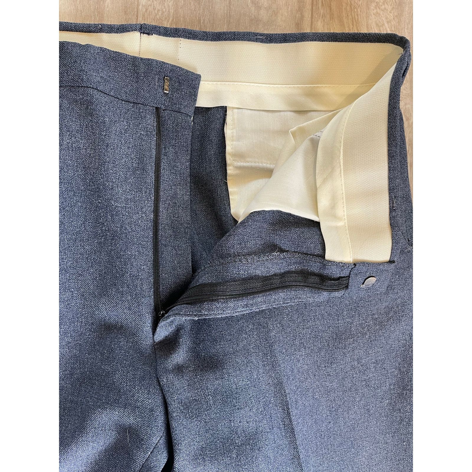 Haggar Haggar Trousers 32x32 Gray Pants VTG 80s USA Dadcore Y2K Size US 32 / EU 48 - 4 Thumbnail