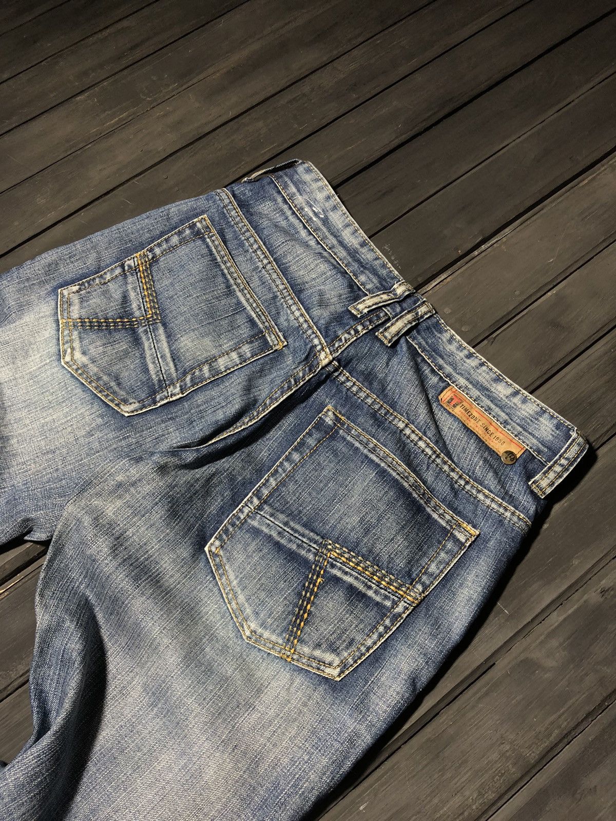Hysteric Glamour × Levi's VTG HYSTERIC GLAMOUR STYLE STONE WASHED DISTRESSED JEANS 90S Size US 31 - 2 Thumbnail