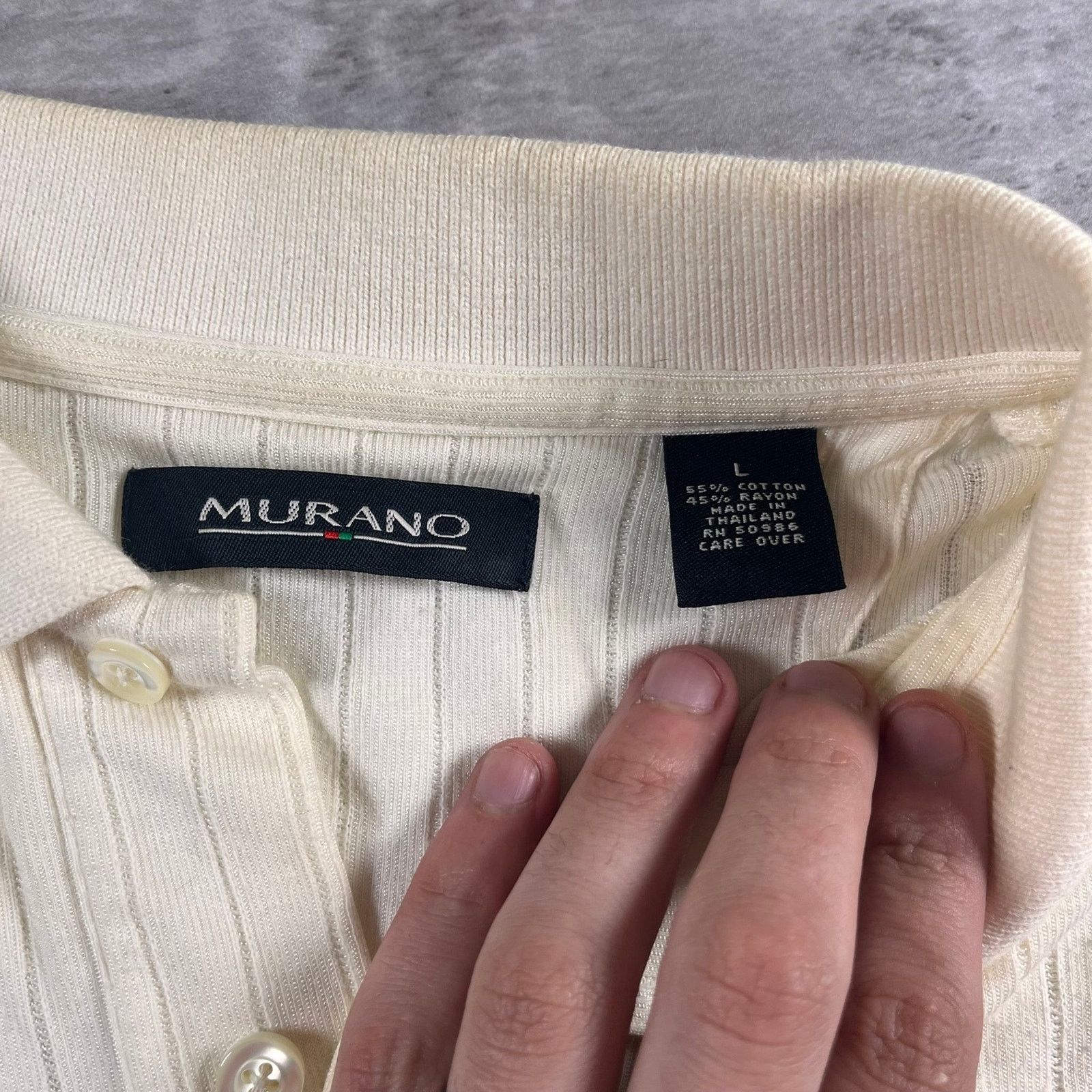 Murano Murano button up t shirt Size US L / EU 52-54 / 3 - 2 Thumbnail
