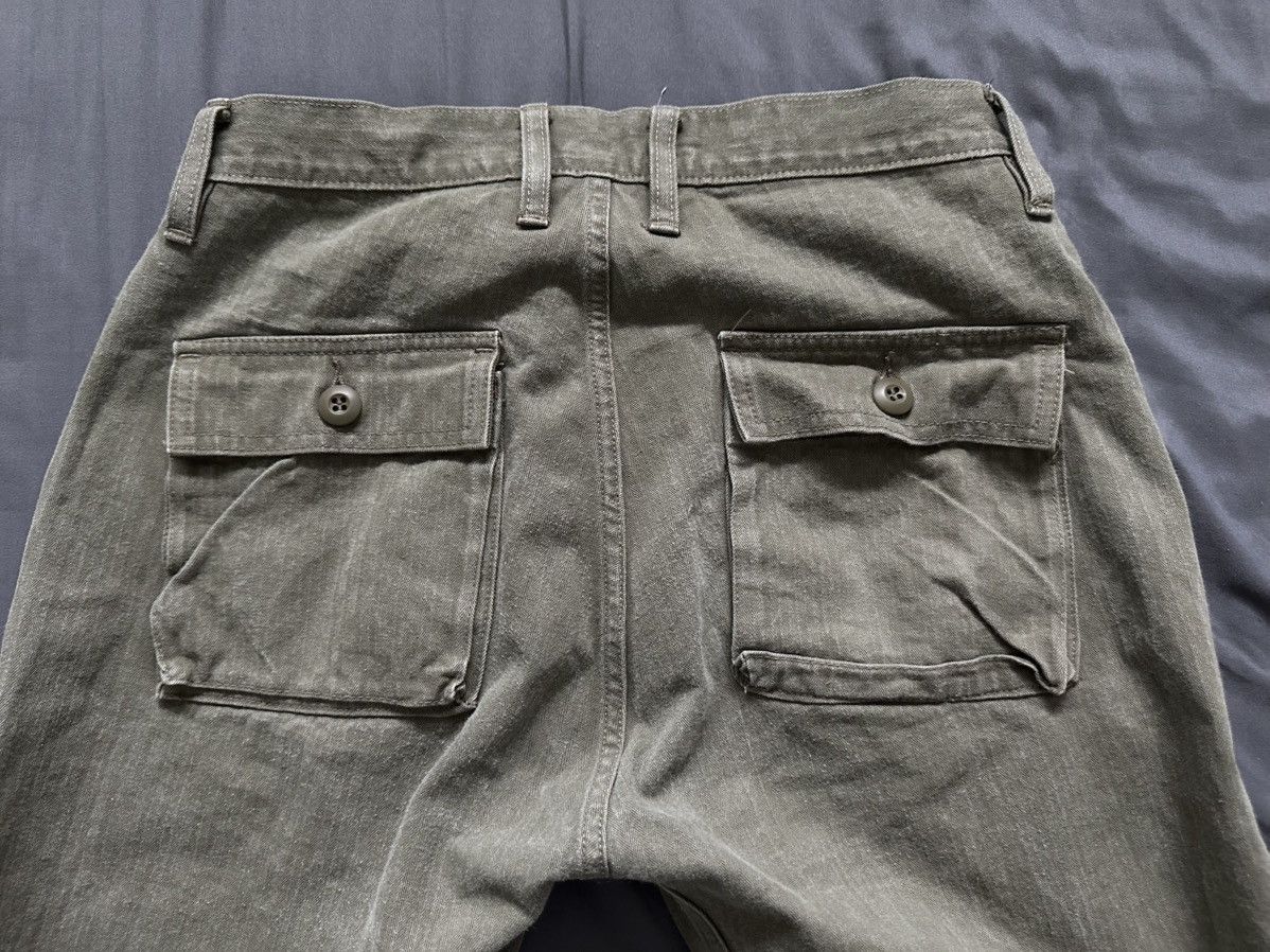 3sixteen Fatigue Pant Washed Olive HBT Size US 30 / EU 46 - 4 Thumbnail