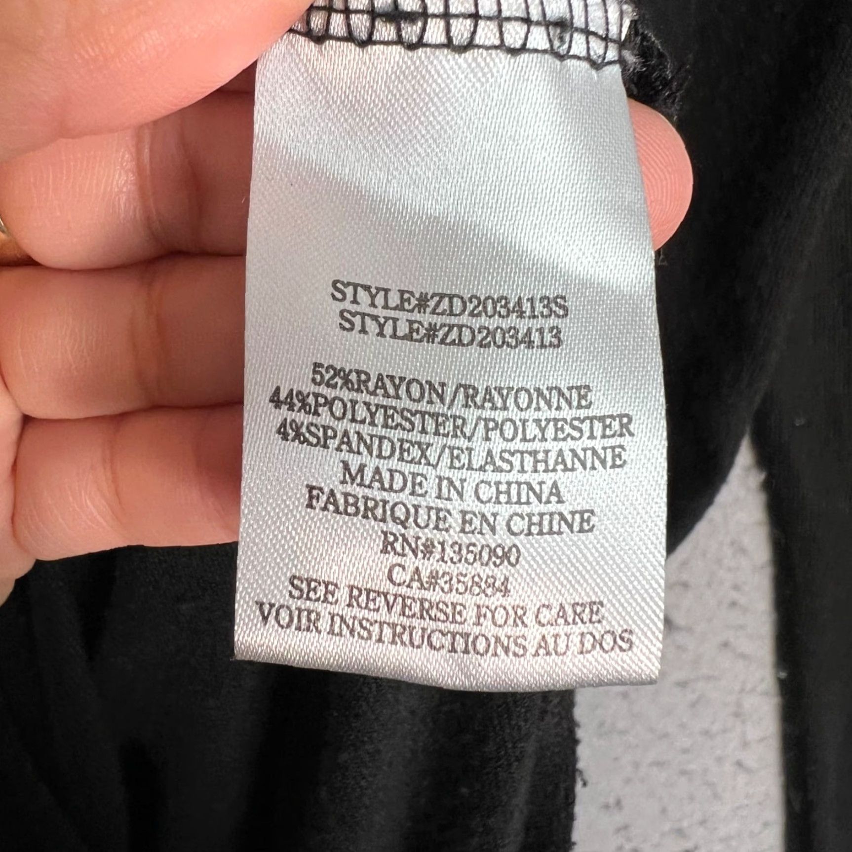 Z Supply Z Supply Black Long Sleeve Maxi Dress XS Women Maxi Dress XS Black Rayon Polyester Spandex Casual 90s? Wait no decade. Size XS / US 0-2 / IT 36-38 - 4 Thumbnail