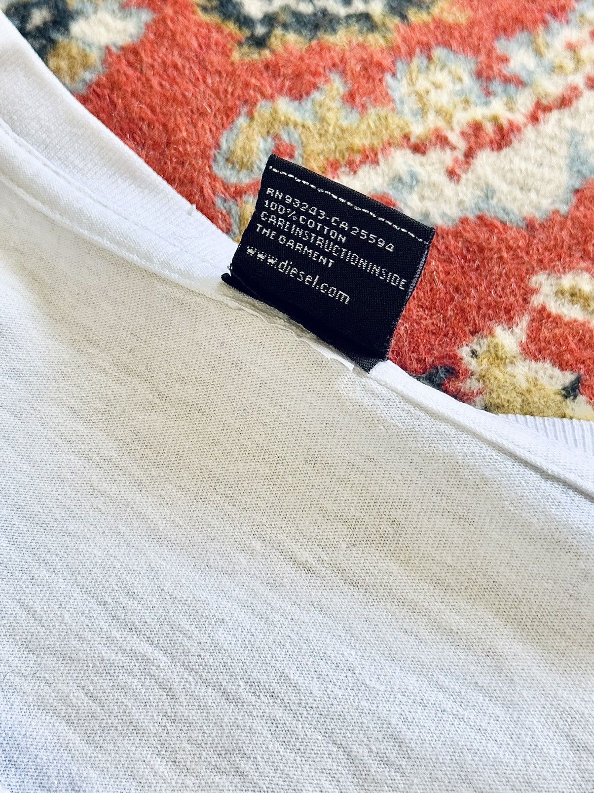 Diesel Vintage Diesel Big Logo Boxy Fit Print Tee T-Shirt Size US L / EU 52-54 / 3 - 13 Thumbnail