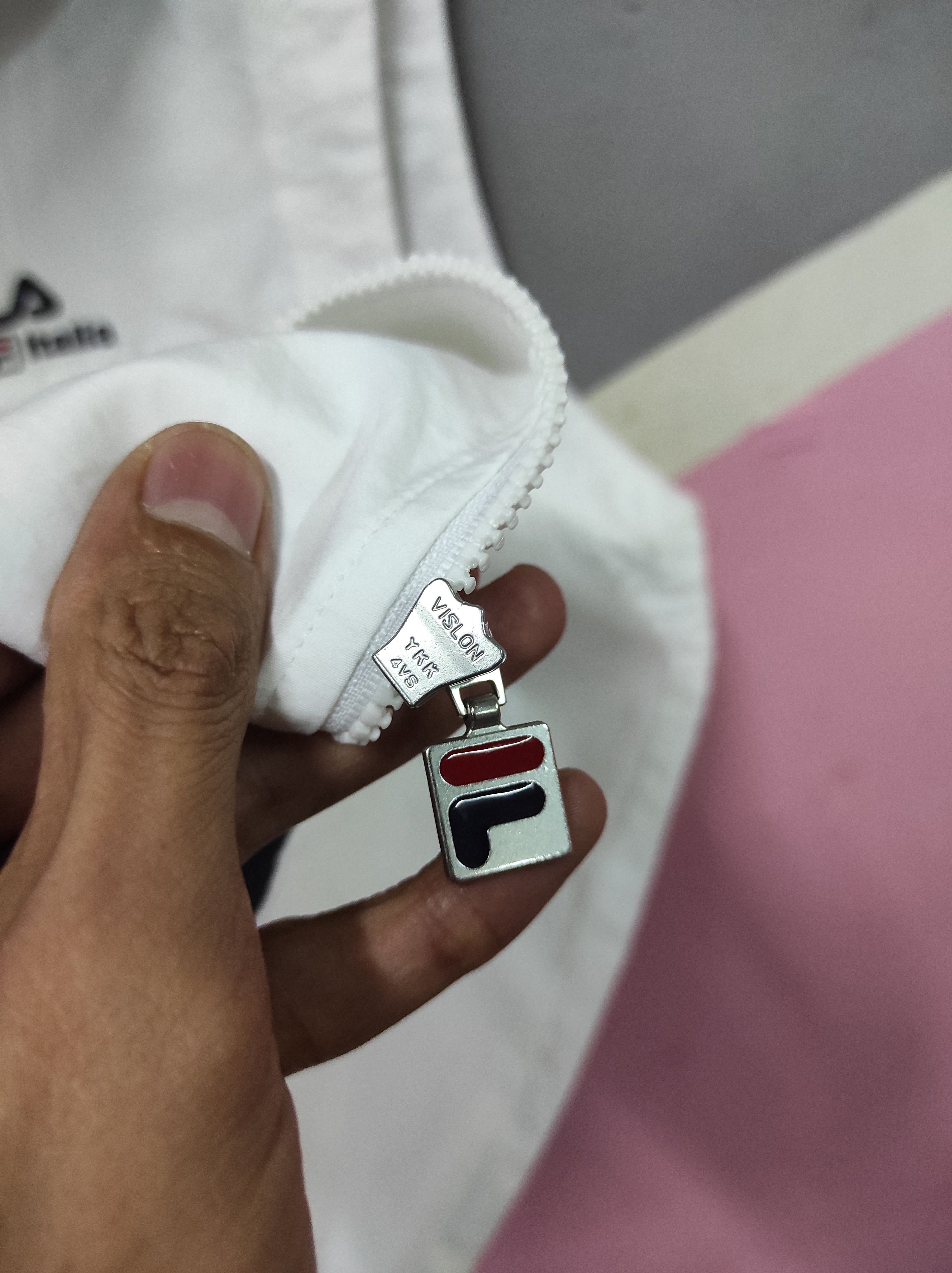 Fila × Japanese Brand FILA BIELLA ITALIA EMBROIDERY VEST JACKET SLEEVELESS Size US M / EU 48-50 / 2 - 7 Thumbnail