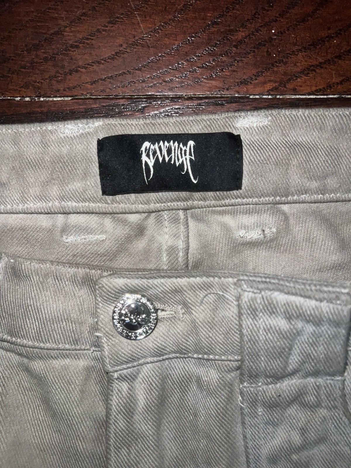 Revenge REVENGE BONDAGE HEAVY CANVAS PANT WASHED TAUPE Size US 34 / EU 50 - 3 Thumbnail